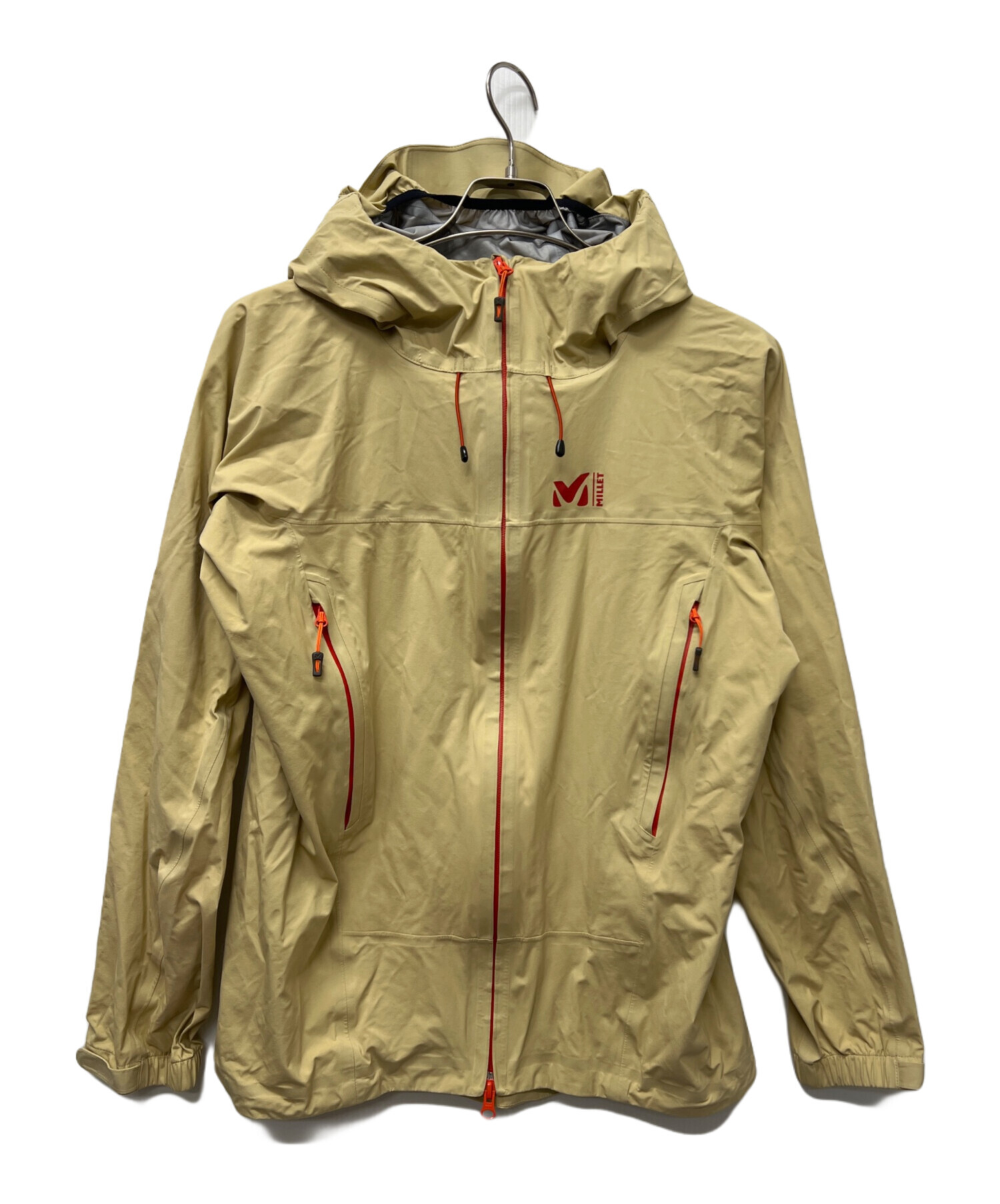 中古・古着通販】MILLET (ミレー) ナイロンジャケット ベージュ サイズ 