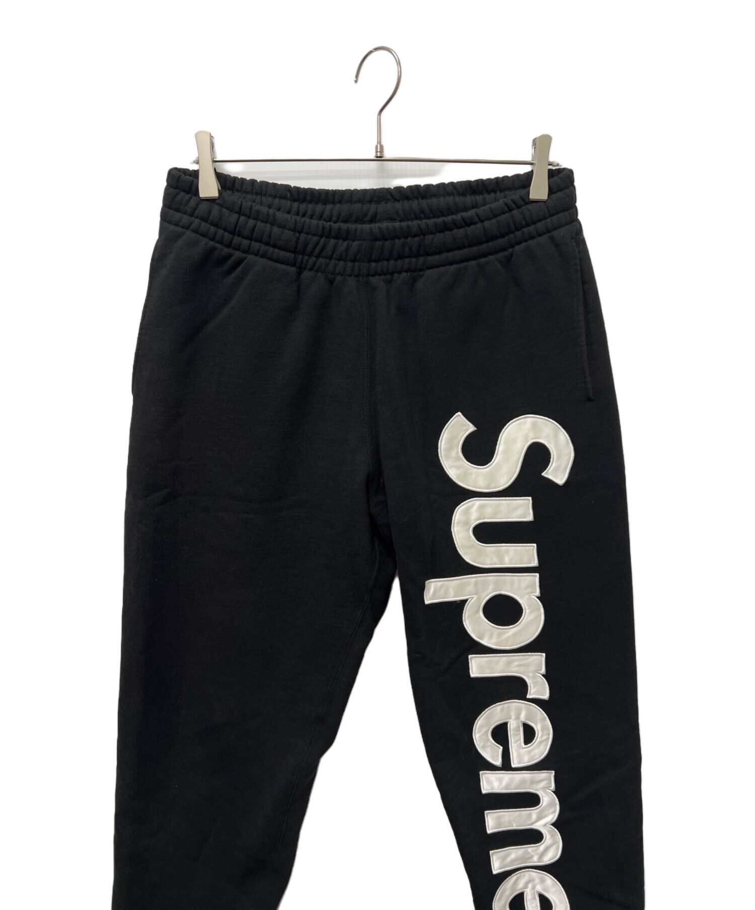 シュプリームスウェットパンツ 中古・古着通販】SUPREME (シュプリーム) スウェットパンツ ブラック