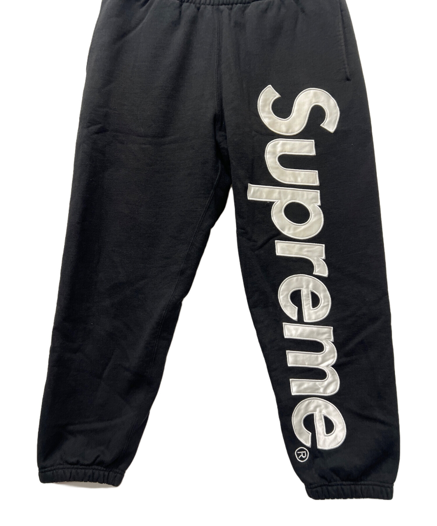 シュプリームスウェットパンツ 中古・古着通販】SUPREME (シュプリーム) スウェットパンツ ブラック