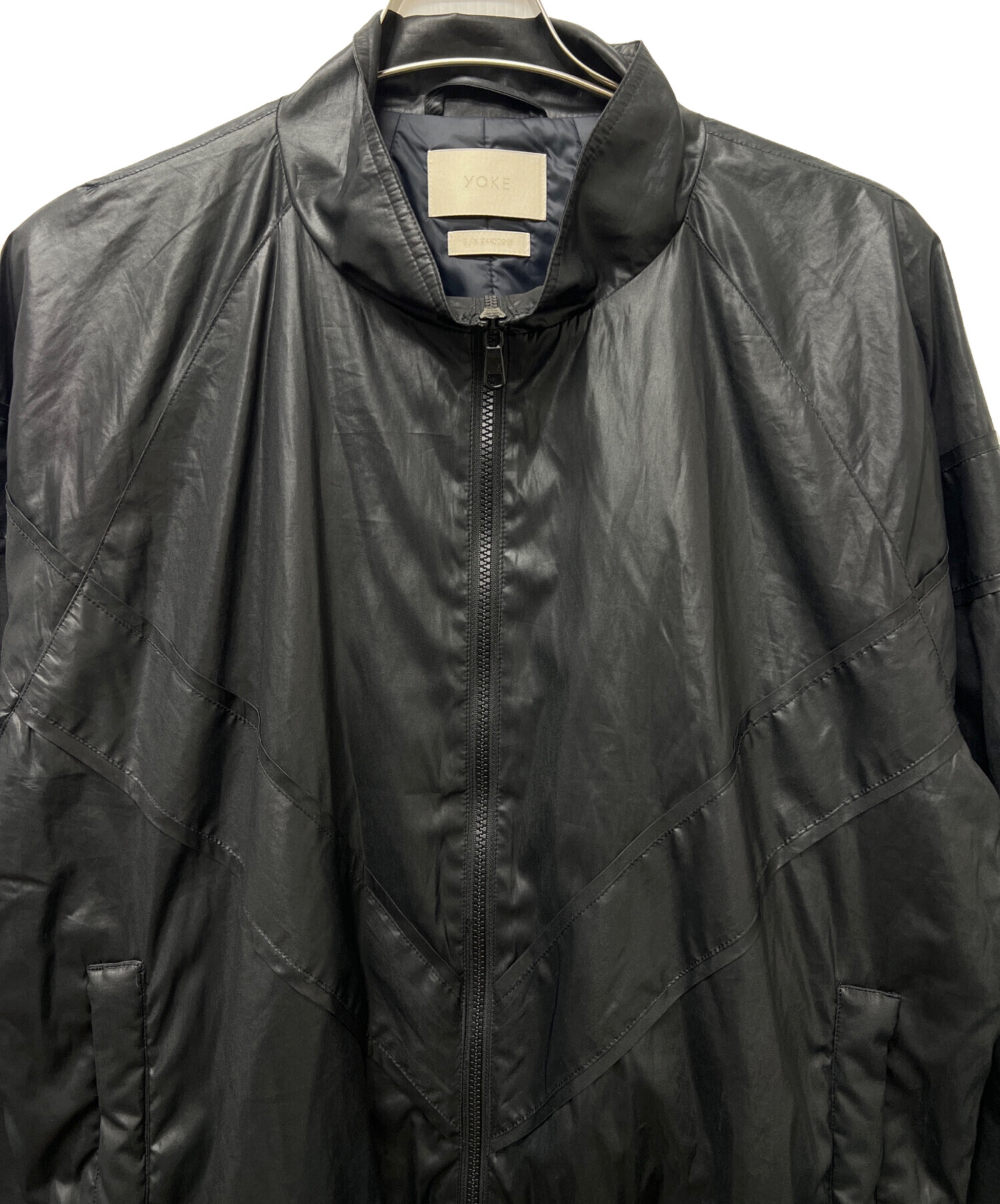 ジャケット・アウター YOKE 24SS LEATHER LIKE POLYESTER BLOUSON LEATHER LIKE POLYESTER PADDED BLOUSON | YOKE(ヨーク) / アウター