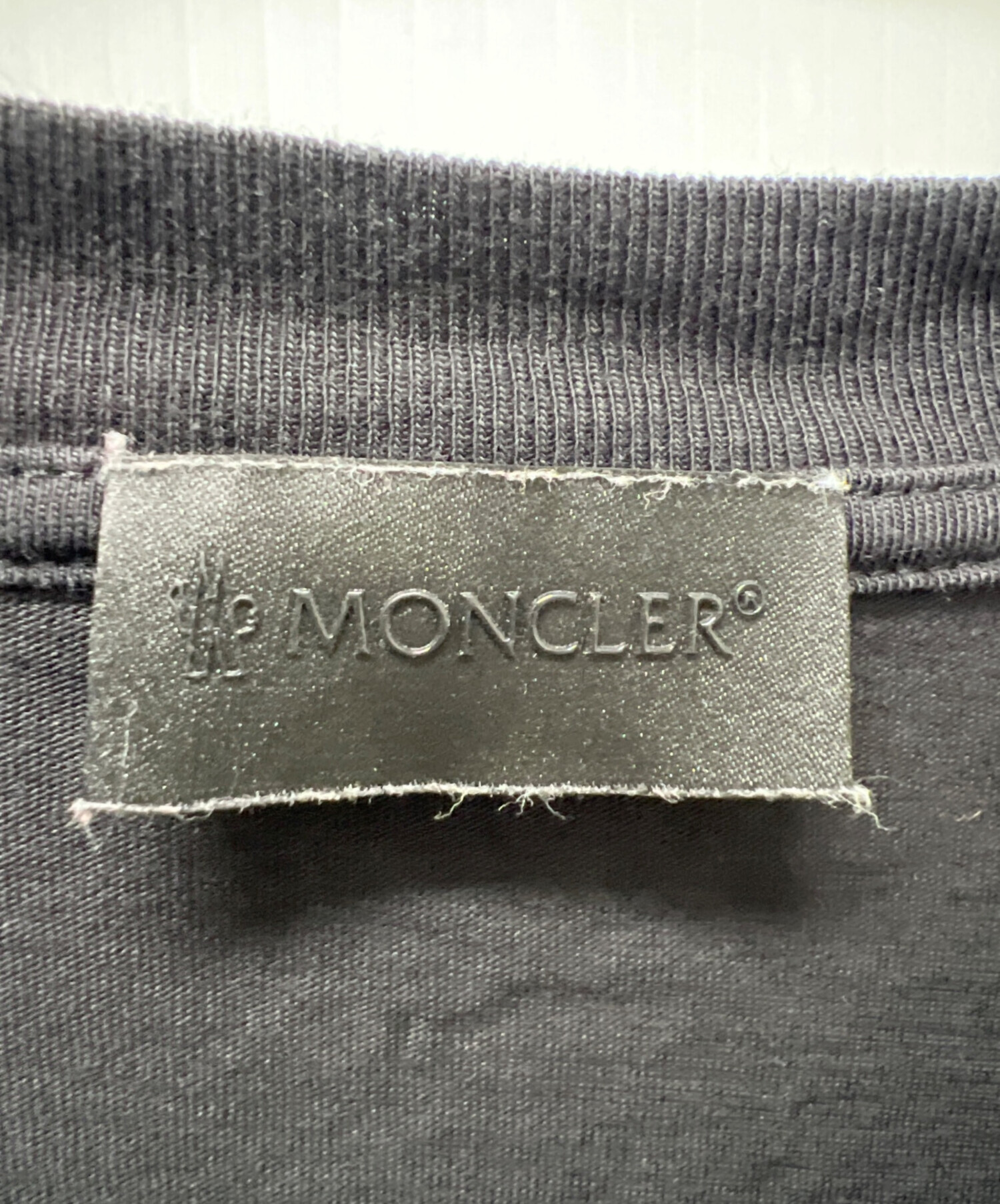 中古・古着通販】MONCLER (モンクレール) ロゴプリントTシャツ 