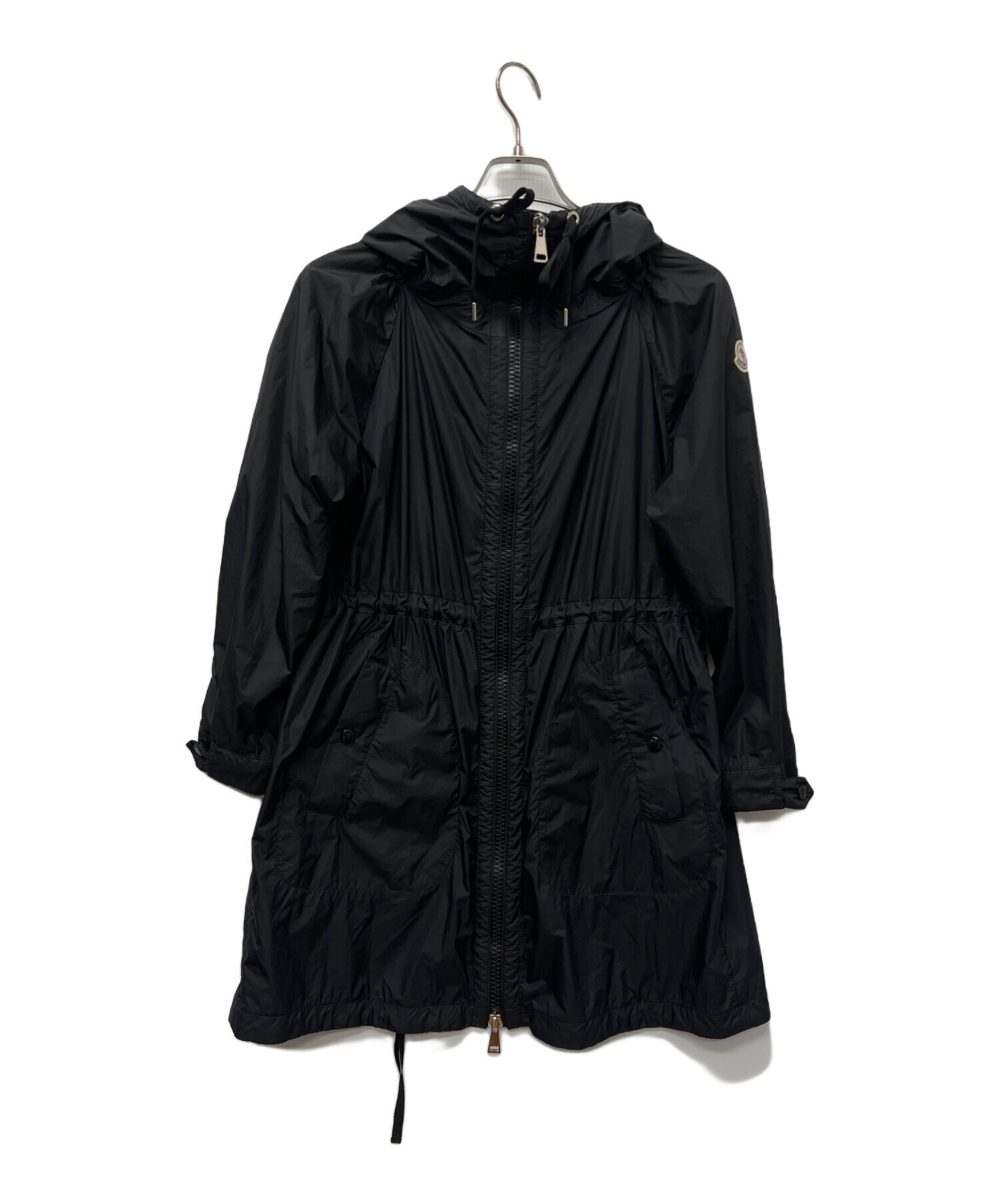 中古・古着通販】MONCLER (モンクレール) フーデッドコート ブラック