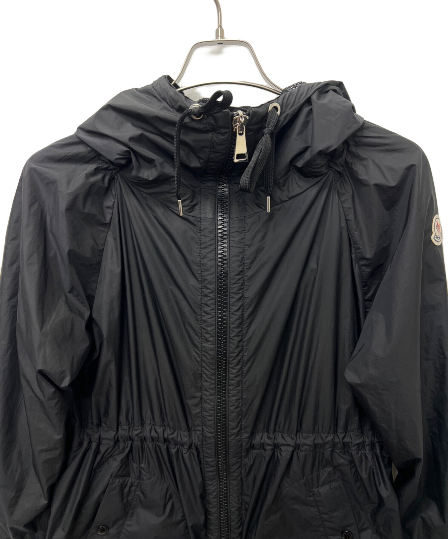 中古・古着通販】MONCLER (モンクレール) フーデッドコート ブラック