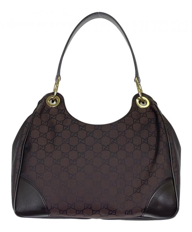 GUCCI ブラウン レザー ワンショルダー バッグ 1240801035722_11.jpg