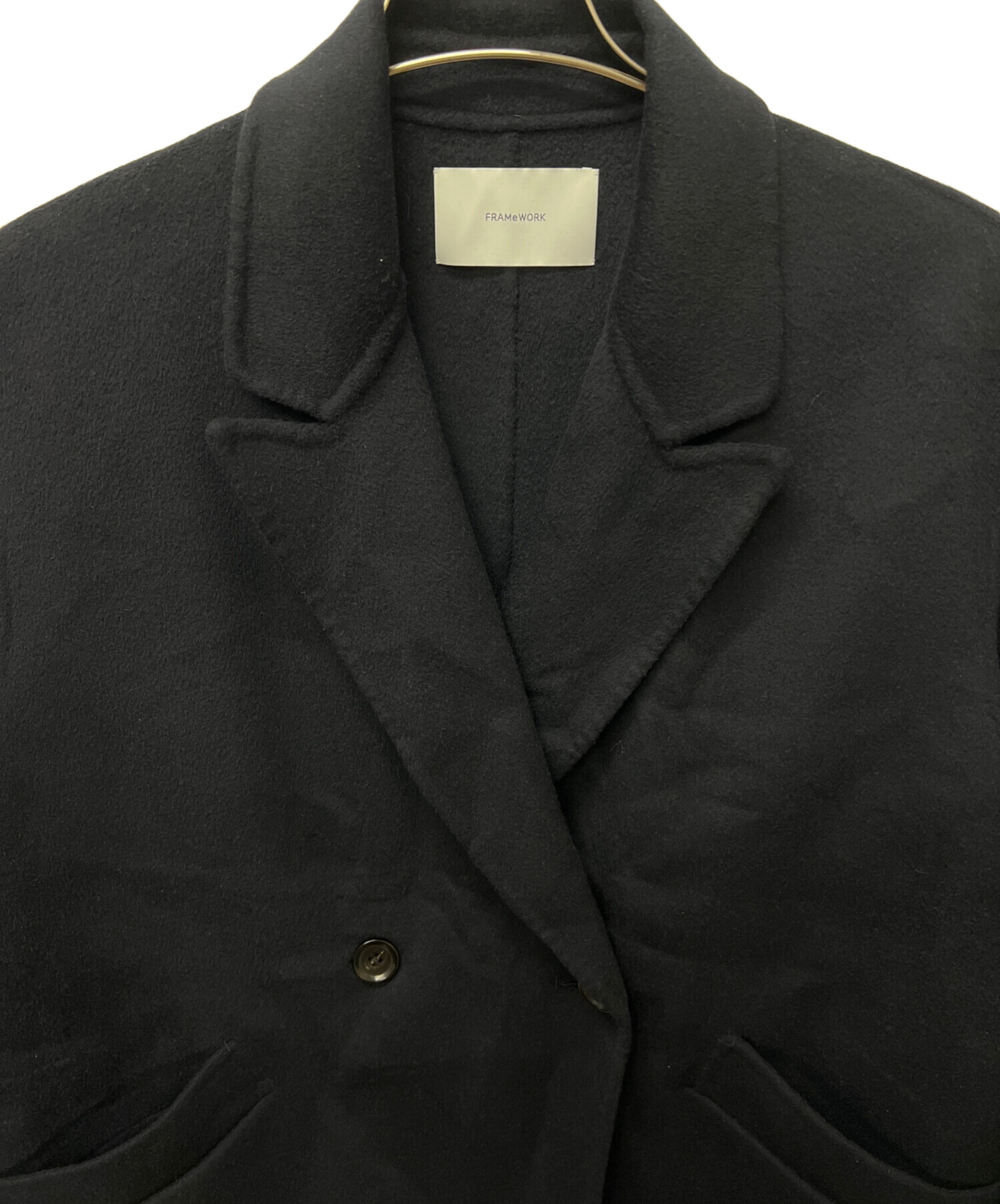 FRAMeWORKダブルブレストコート　size36 FRAMeWORK｜≪追加≫SUPER160'sダブルブレストコート | Rakuten