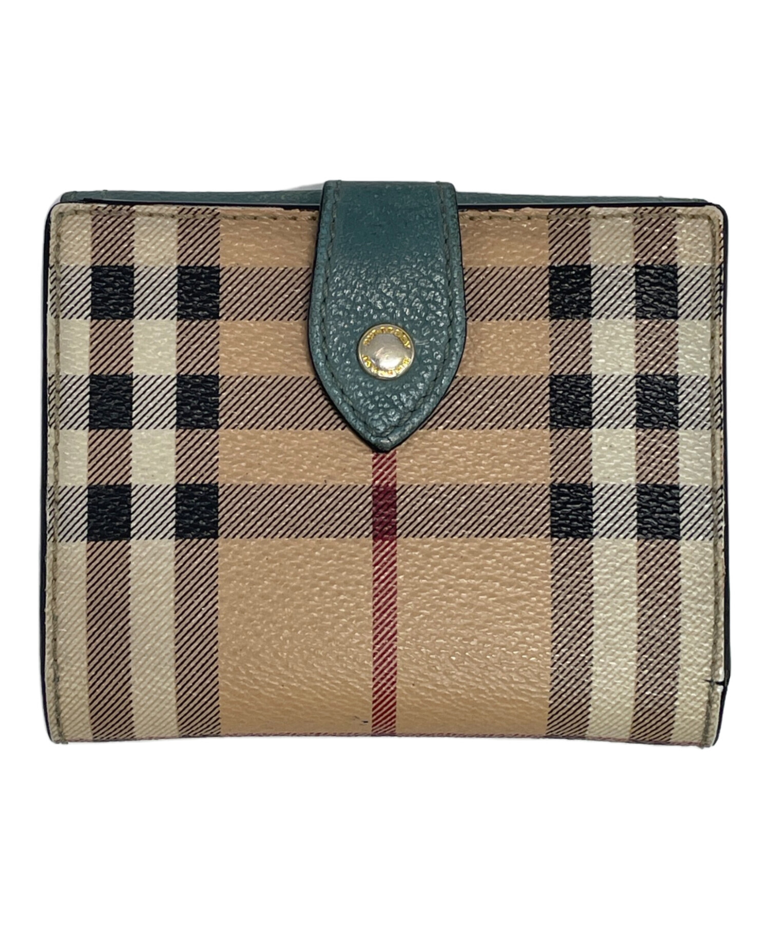 BURBERRY バーバリー 財布・ケース レディース 【古着】【中古】 中古・古着通販】BURBERRY (バーバリー) 2つ折り財布 ブラウン