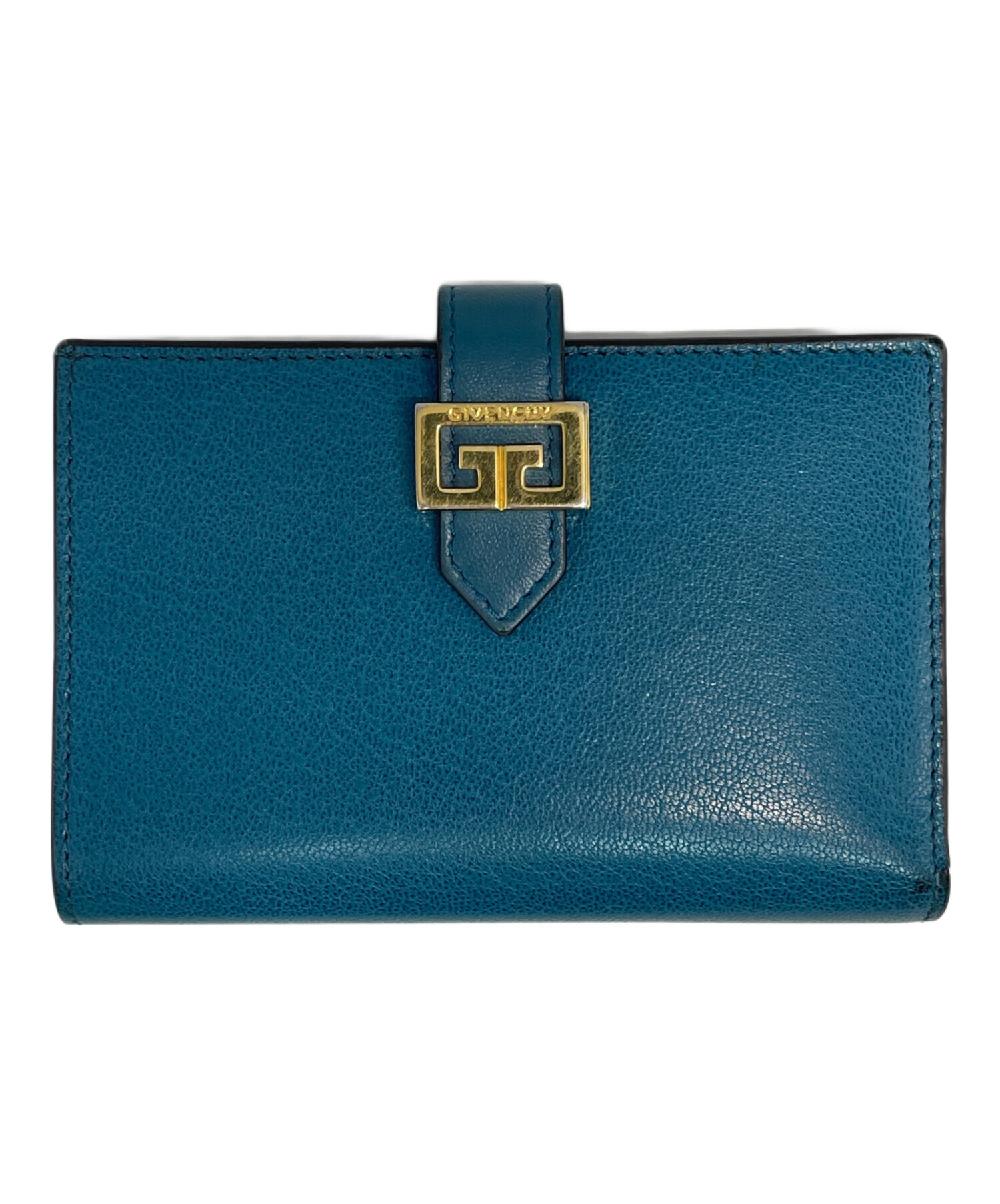 中古・古着通販】GIVENCHY (ジバンシィ) 2つ折り財布 ブルー｜ブランド