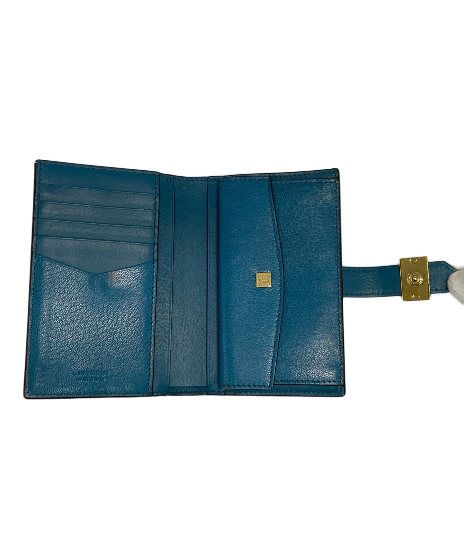 中古・古着通販】GIVENCHY (ジバンシィ) 2つ折り財布 ブルー｜ブランド