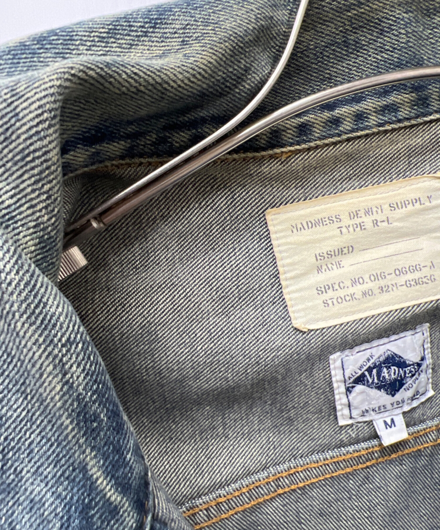 中古・古着通販】MADNESS (マッドネス) デニムジャケット インディゴ