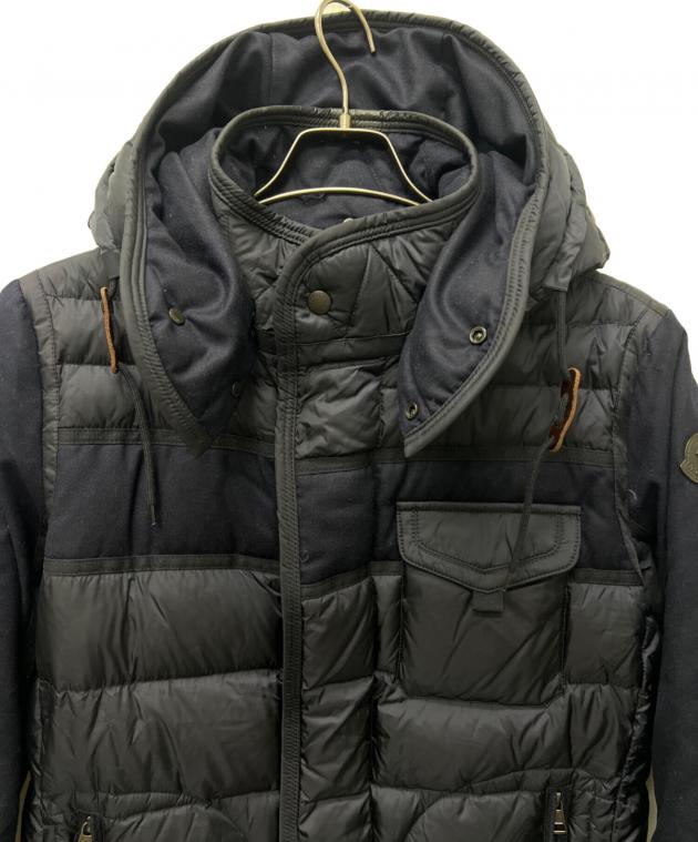 NAO  MONCLER メンズ ジャケット ネイビー サイズ2 中古・古着通販】MONCLER (モンクレール) ダウンジャケット ネイビー