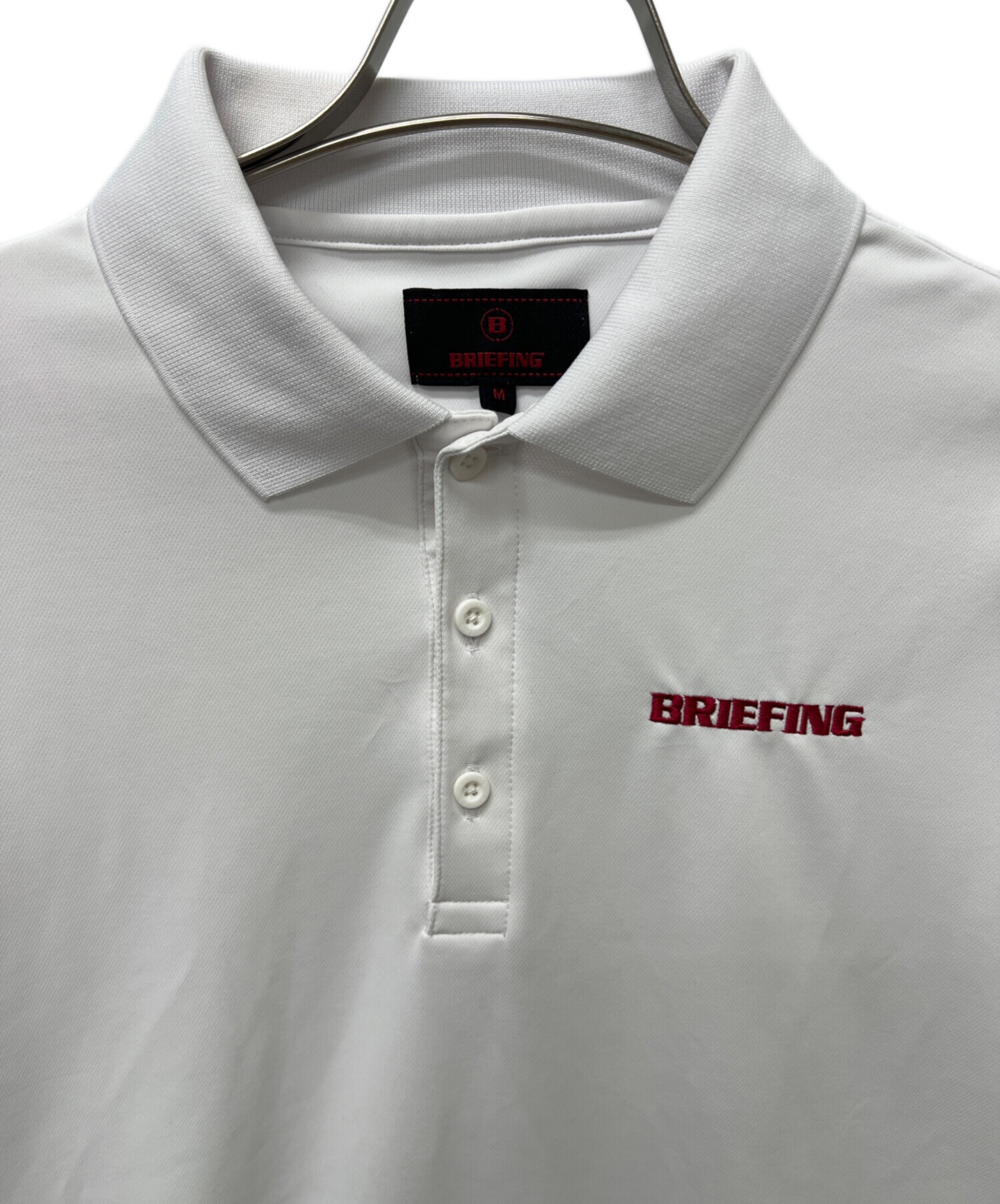 中古・古着通販】BRIEFING (ブリーフィング) ポロシャツ ホワイト