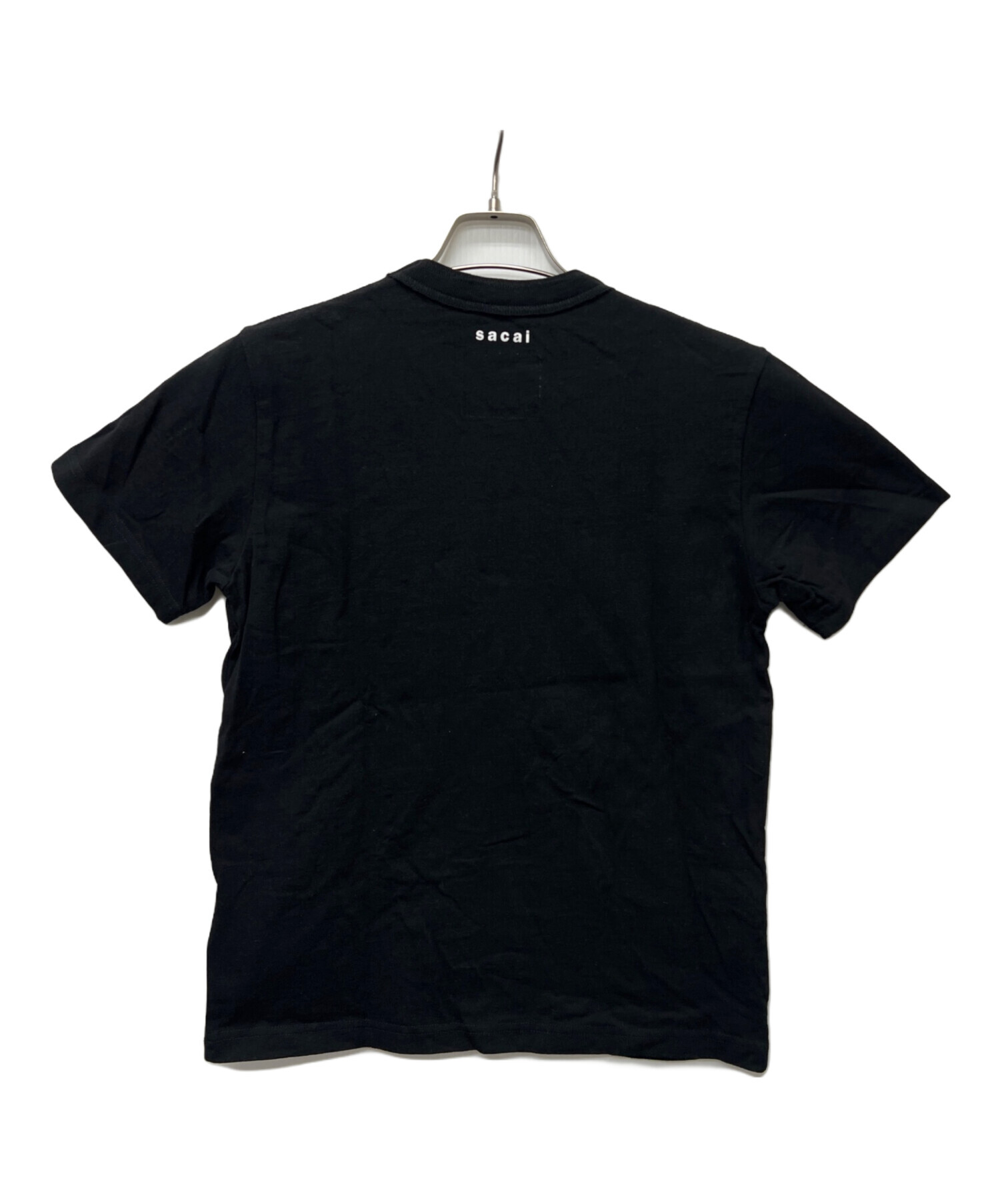 中古・古着通販】sacai (サカイ) 半袖カットソー ブラック サイズ:0