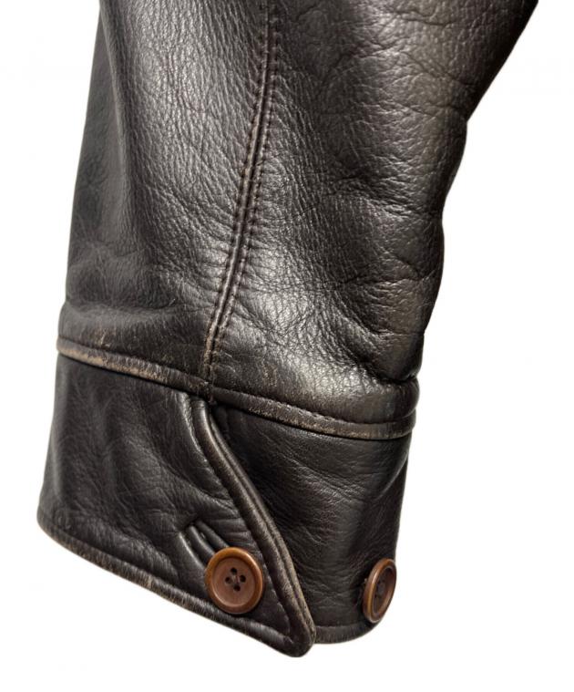 中古・古着通販】Calvin Klein (カルバンクライン) レザーコート