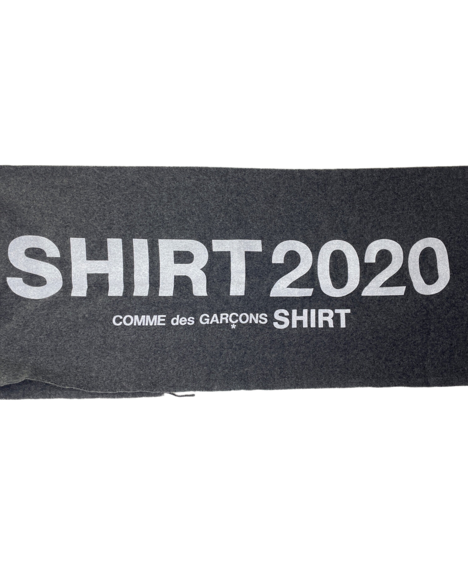 comme des garcons shirt マフラー　グレー 中古・古着通販】COMME des GARCONS SHIRT (コムデギャルソンシャツ