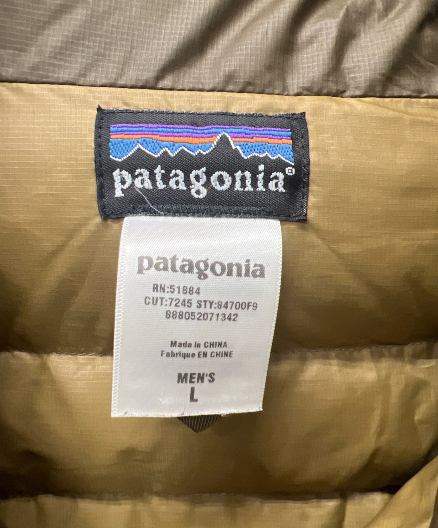 中古・古着通販】Patagonia (パタゴニア) ダウンジャケット ブラウン