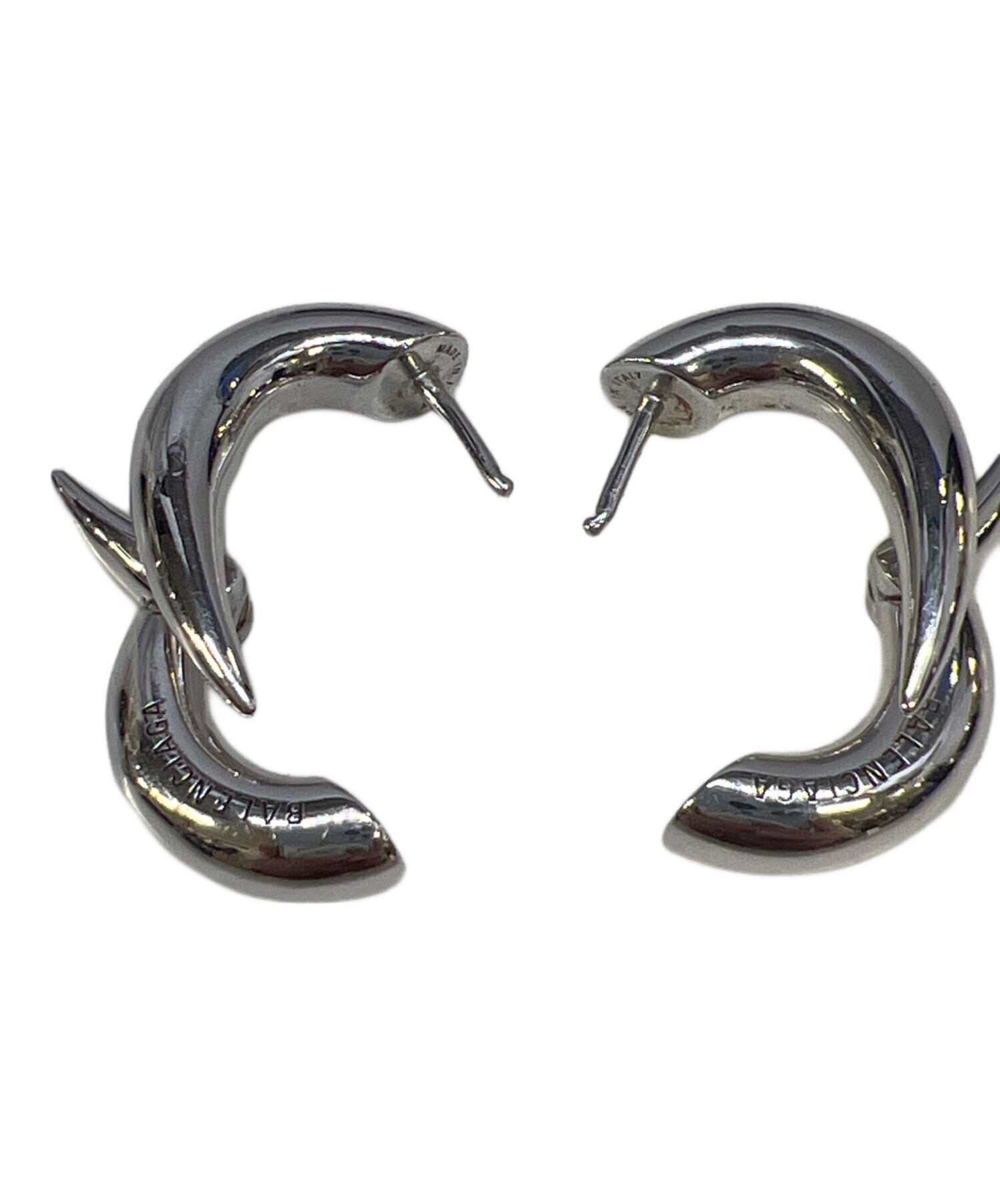 中古・古着通販】BALENCIAGA (バレンシアガ) ピアス シルバー