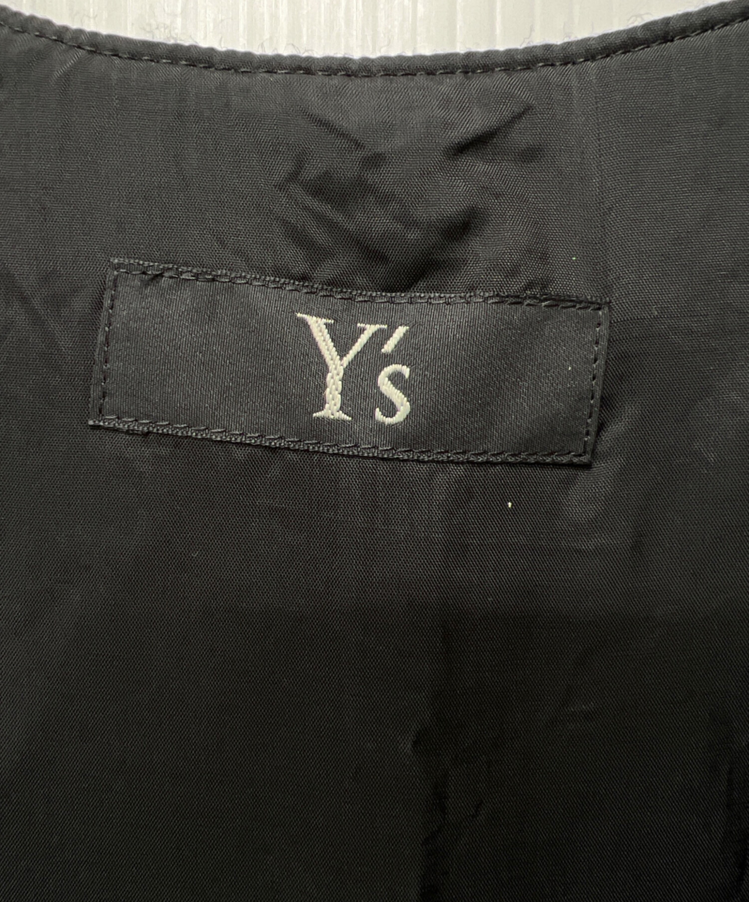 中古・古着通販】Y's (ワイズ) ノースリーブワンピース ブラック