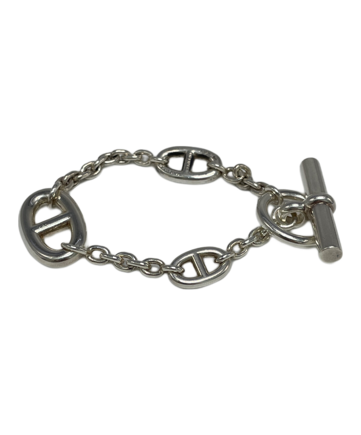 中古・古着通販】HERMES (エルメス) ブレスレット シルバー サイズ:SH