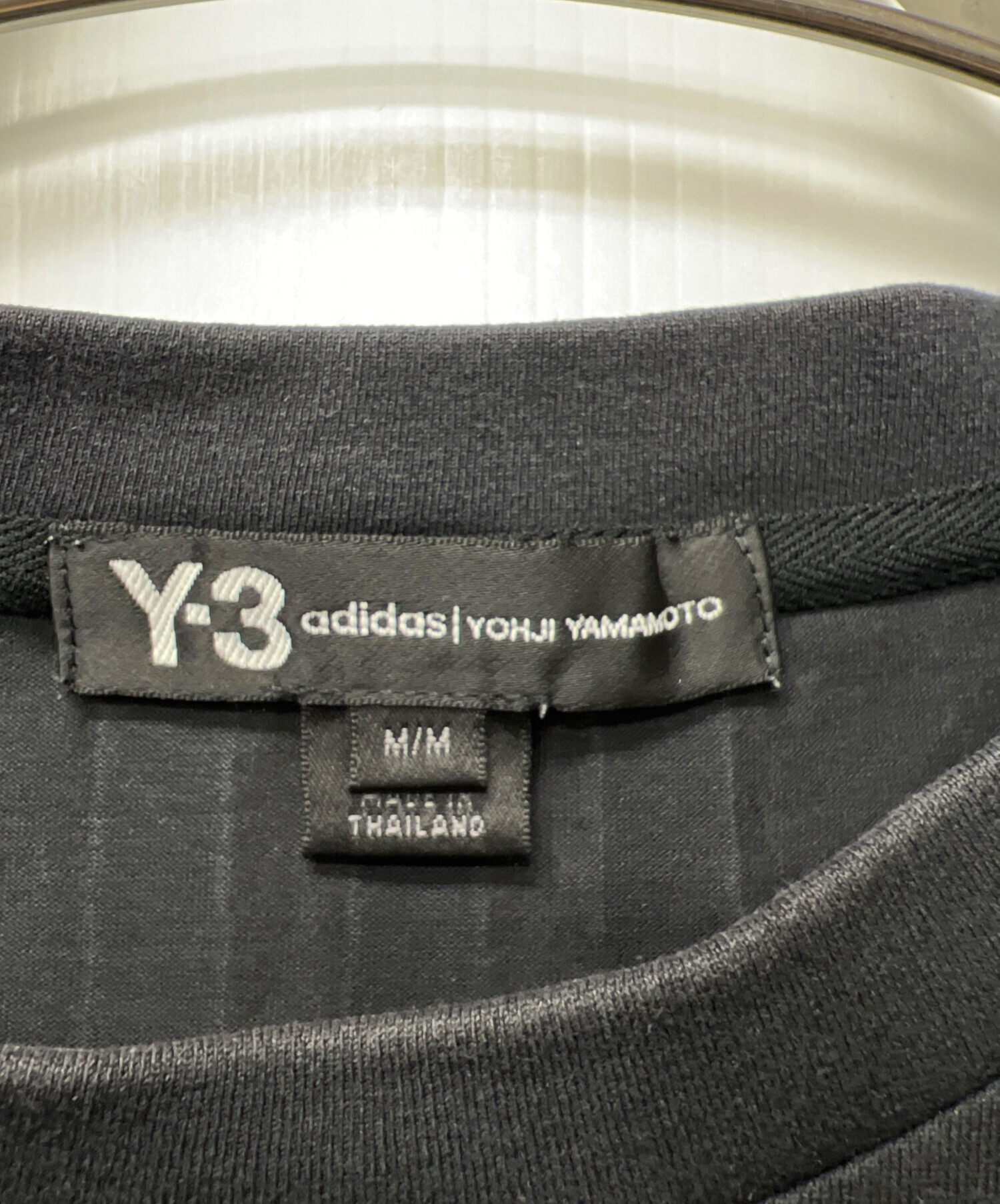 中古・古着通販】Y-3 (ワイスリー) 半袖カットソー ブラック サイズ:M