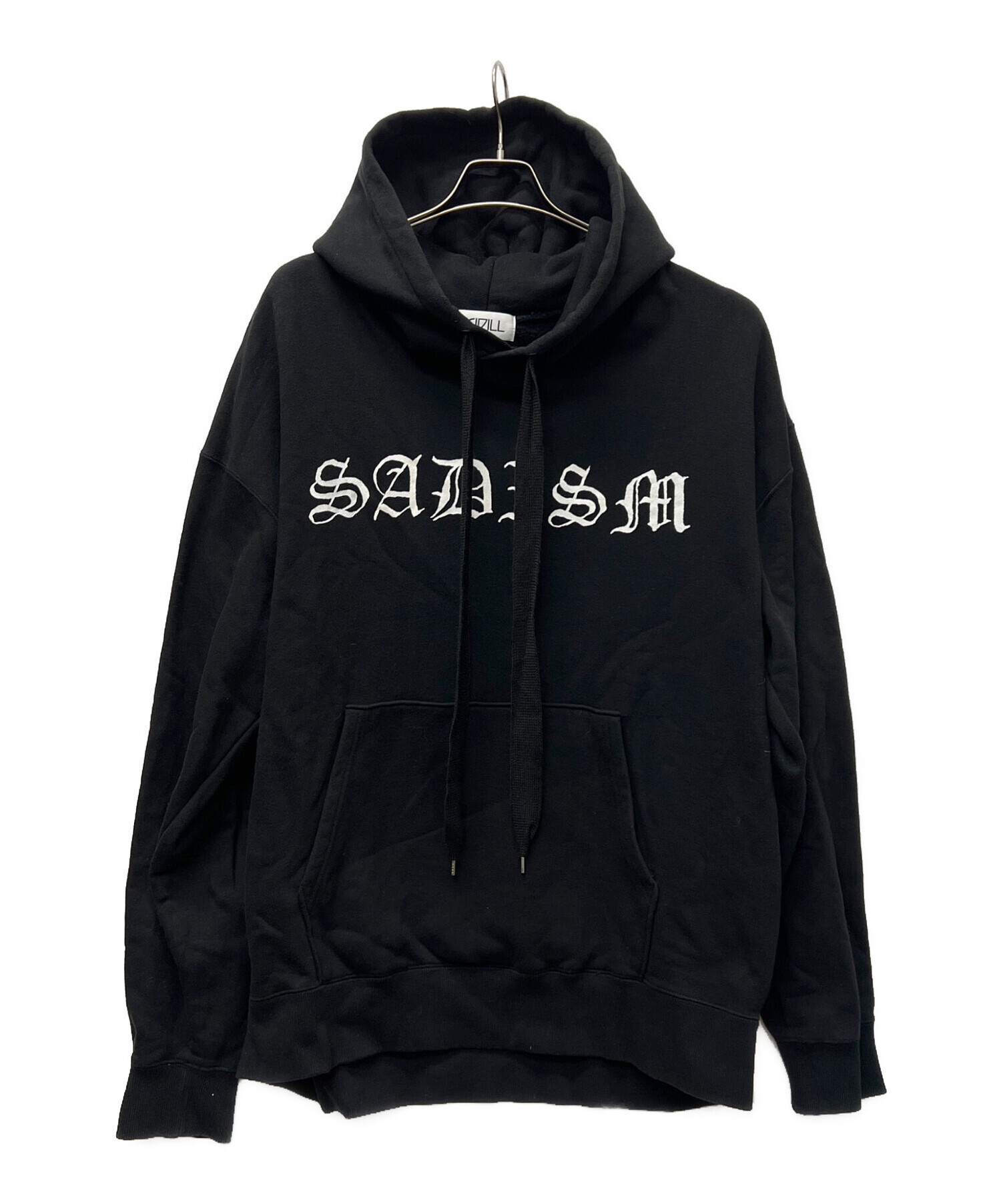 KIDILLキディル パーカー 中古・古着通販】KIDILL (キディル) プルオーバーパーカー ブラック