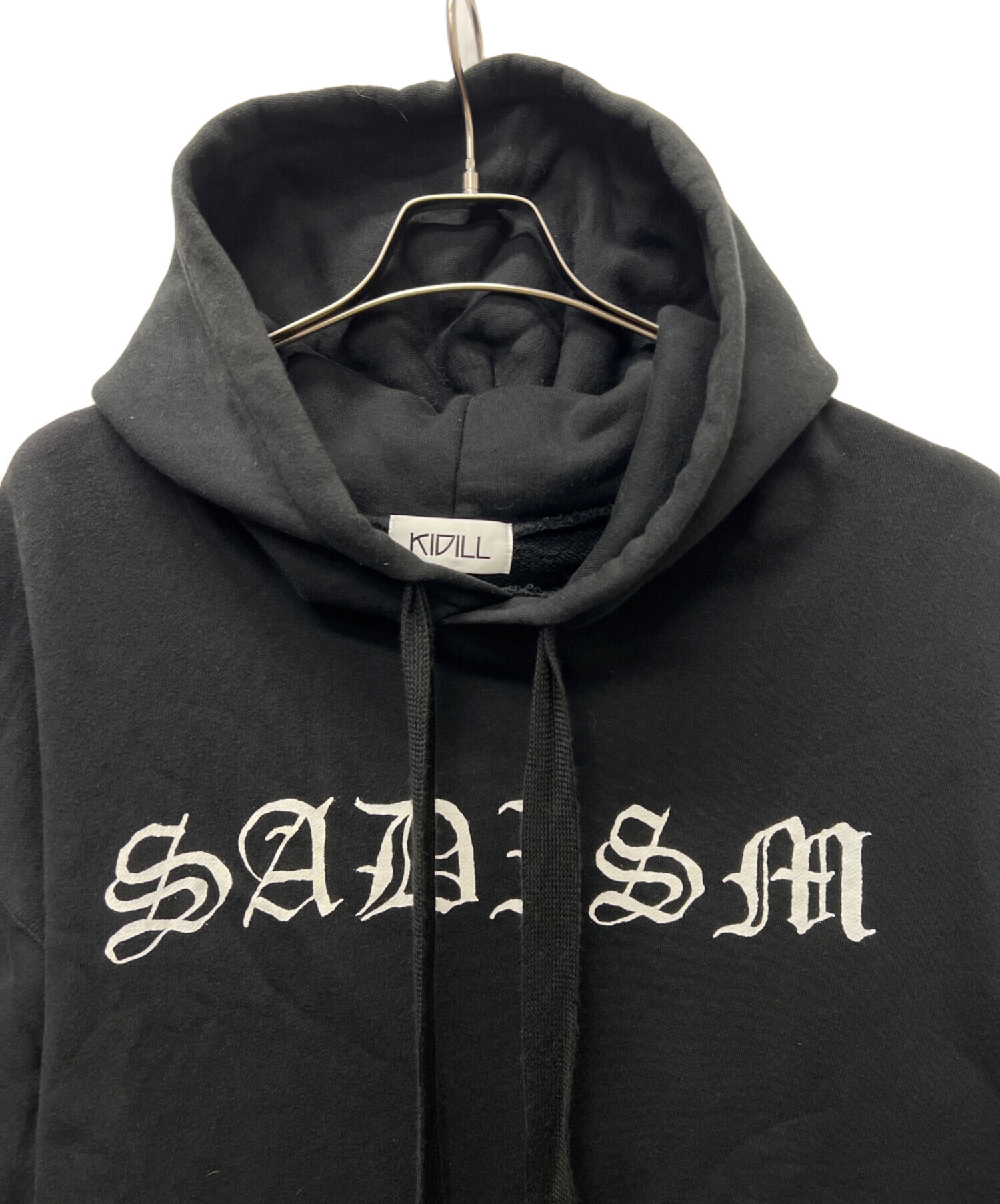 中古・古着通販】KIDILL (キディル) プルオーバーパーカー ブラック