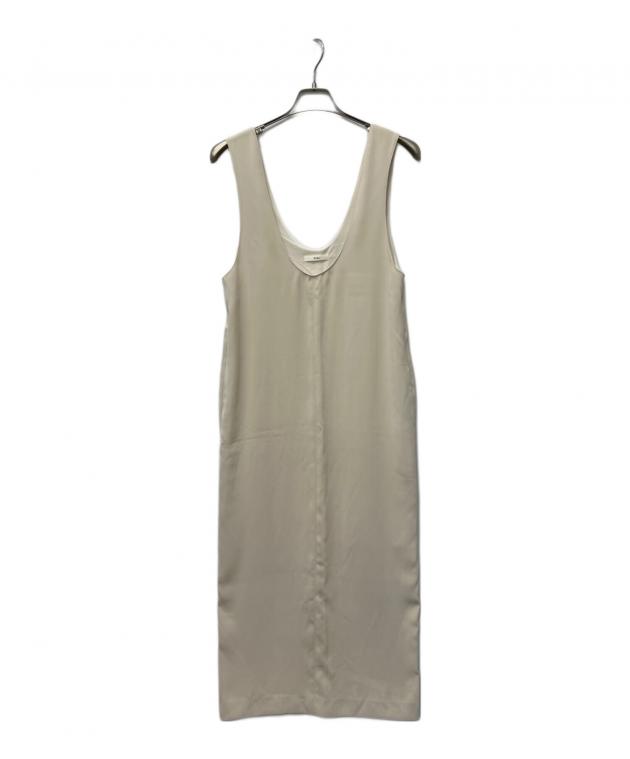中古・古着通販】anuke (アンヌーク) Twill Uneck Onepiece アイボリー 