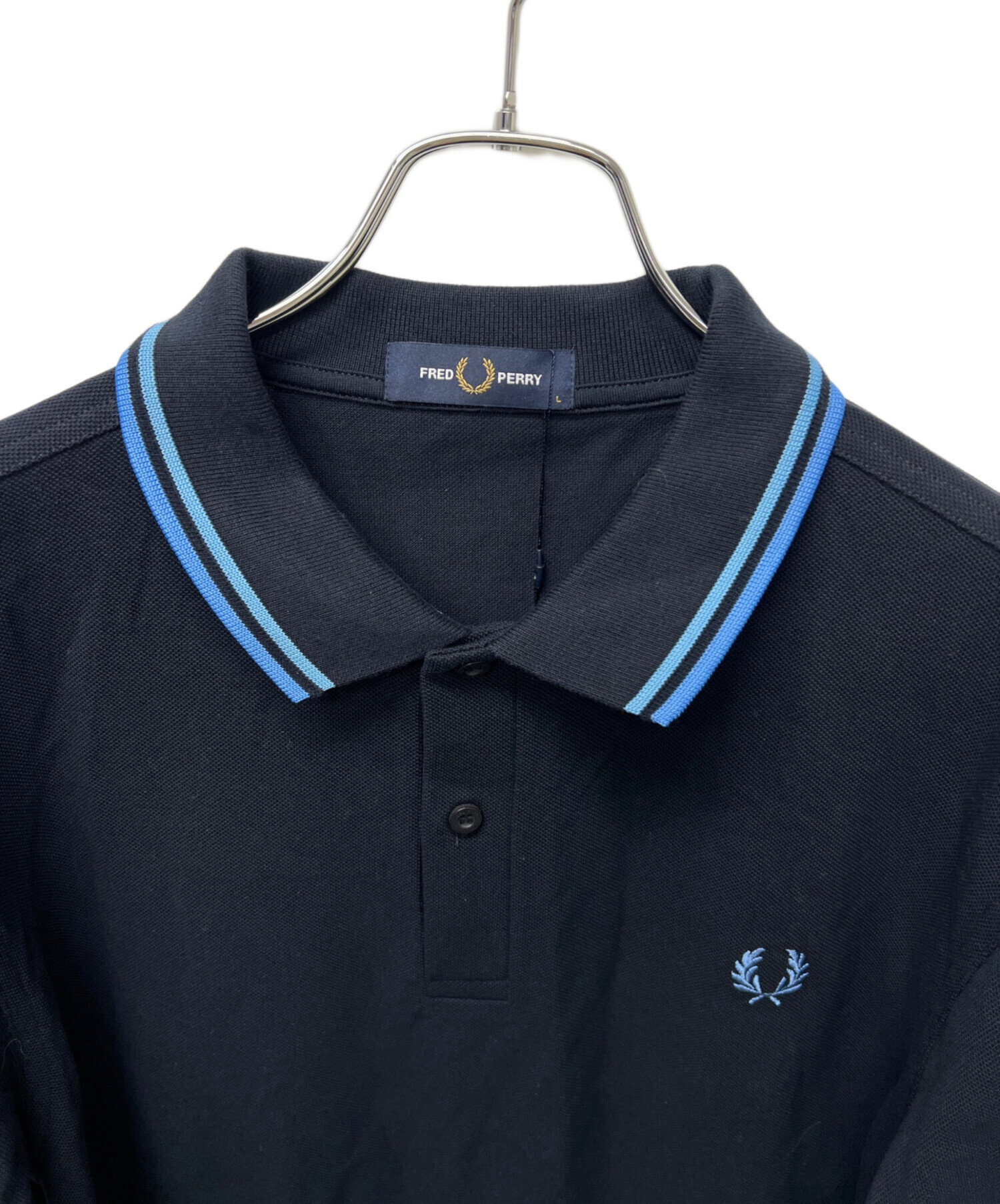 中古・古着通販】FRED PERRY (フレッドペリー) ポロシャツ ネイビー