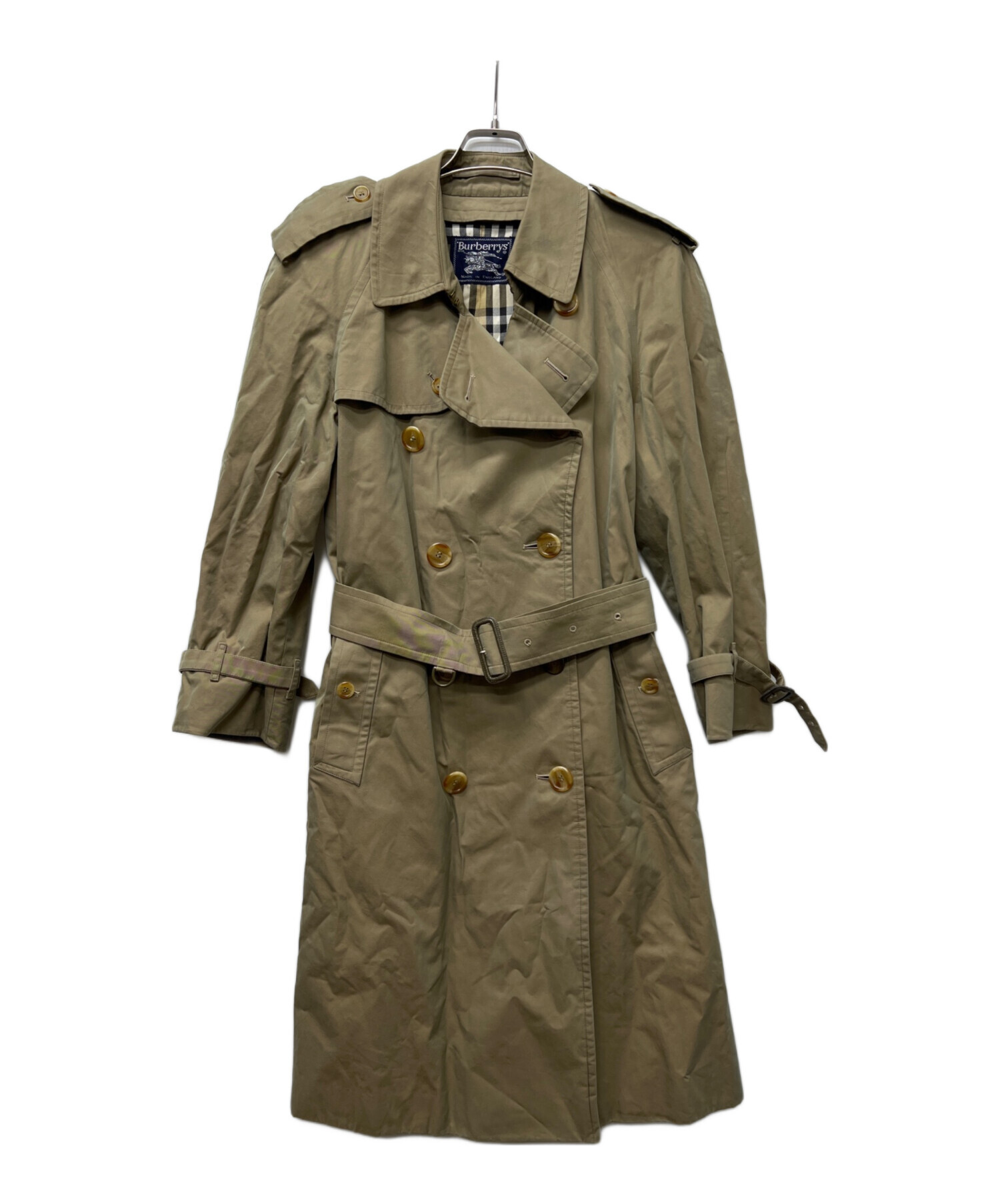 未使用品Burberry's ベージュ トレンチコート 中古・古着通販】Burberry's (バーバリーズ) トレンチコート ベージュ