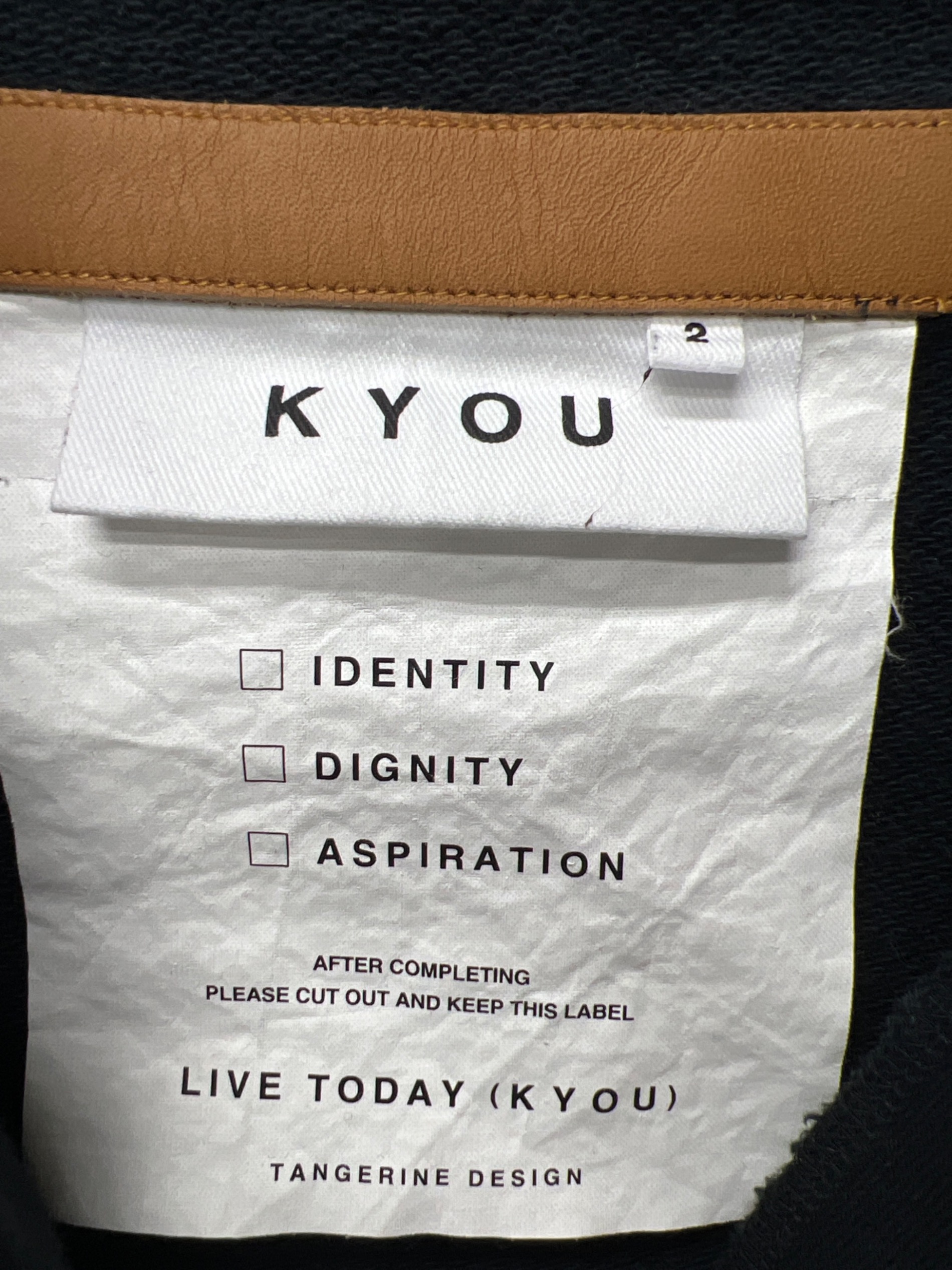 中古・古着通販】KYOU (キョウ) ハーフジップスウェット ブラック 