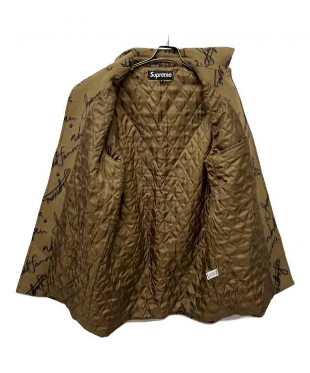 中古・古着通販】SUPREME (シュプリーム) Script Logos Wool Overcoat