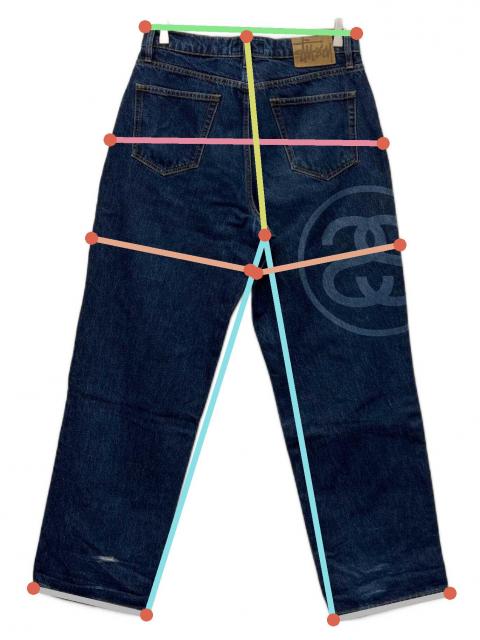 中古・古着通販】stussy (ステューシー) SS-Link Big Ol' Jeans