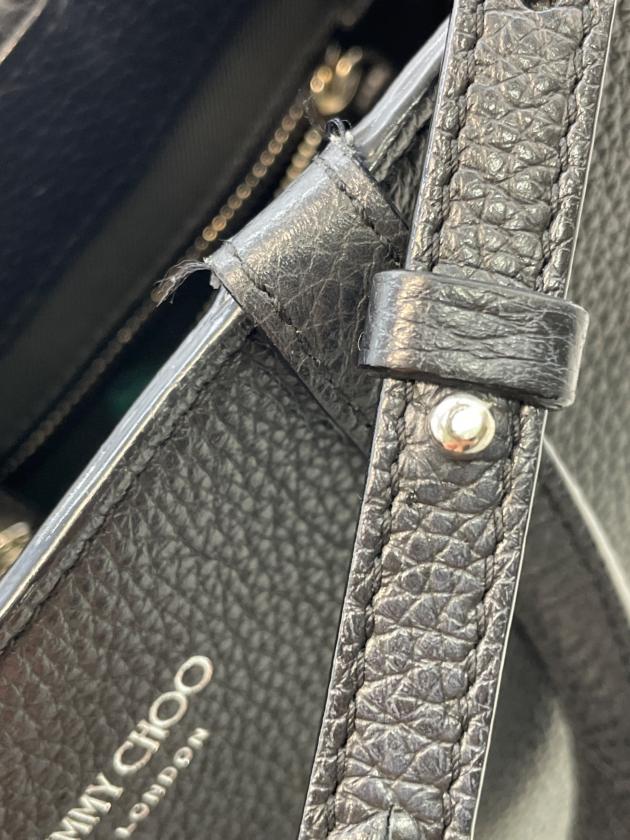 中古・古着通販】JIMMY CHOO (ジミーチュウ) 2WAYバッグ ブラック