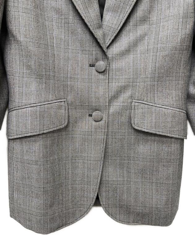 中古・古着通販】MIU MIU (ミュウミュウ) テーラードジャケット グレー