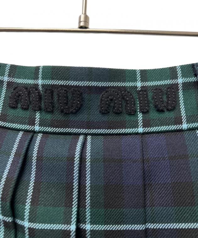 中古・古着通販】MIU MIU (ミュウミュウ) セットアップスーツ グリーン