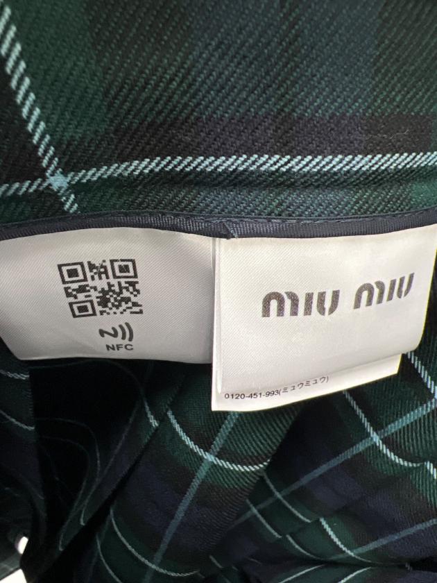 中古・古着通販】MIU MIU (ミュウミュウ) セットアップスーツ グリーン