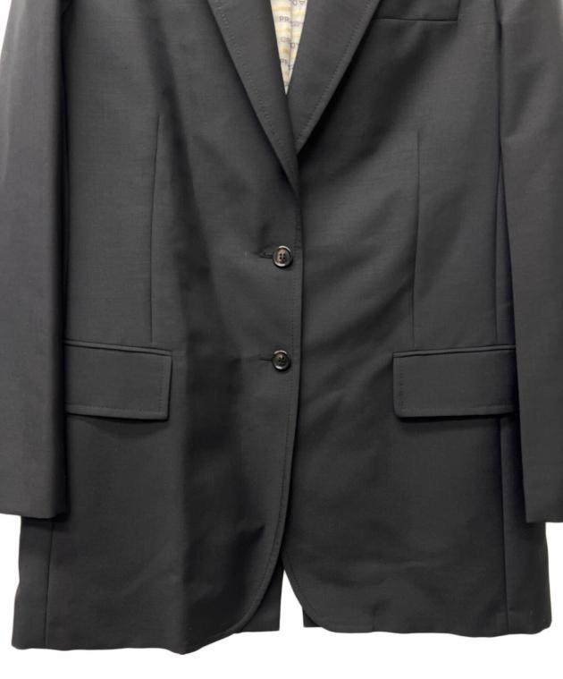 中古・古着通販】PRADA (プラダ) テーラードジャケット ブラック