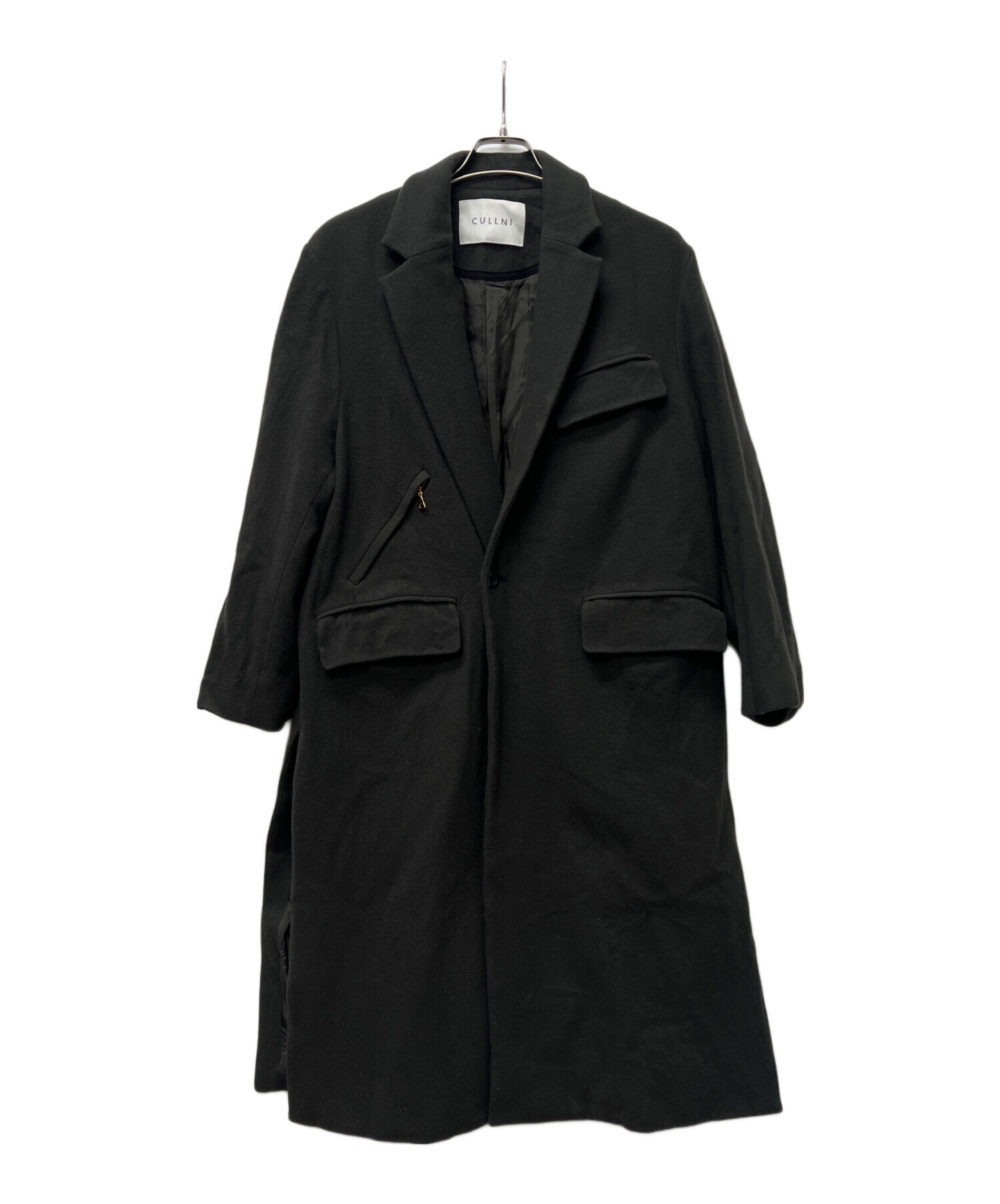 CULLNI クルニ　メルトンチェスターコート　サイズ2 値段交渉可能 中古・古着通販】CULLNI (クルニ) ラムウールメルトンチェスターコート