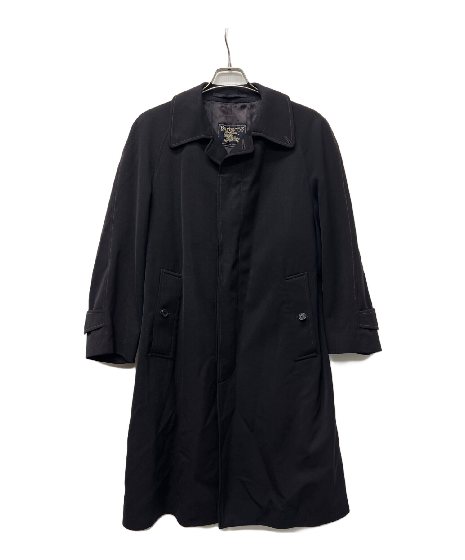 BURBERRY LONDON バーバリーステンカラー コート ブラック 黒 S 楽天市場】ブラック burberry london ステンカラーコートの通販