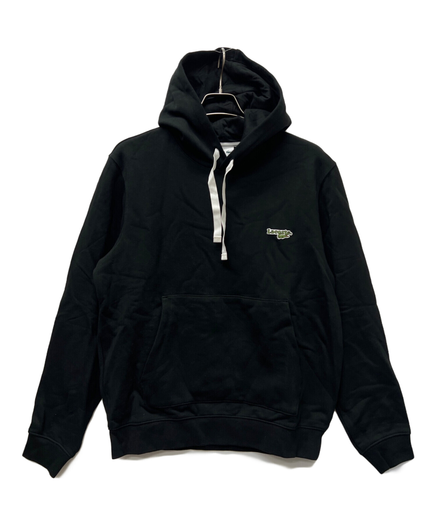 中古・古着通販】LACOSTE (ラコステ) パーカー ブラック サイズ:5 