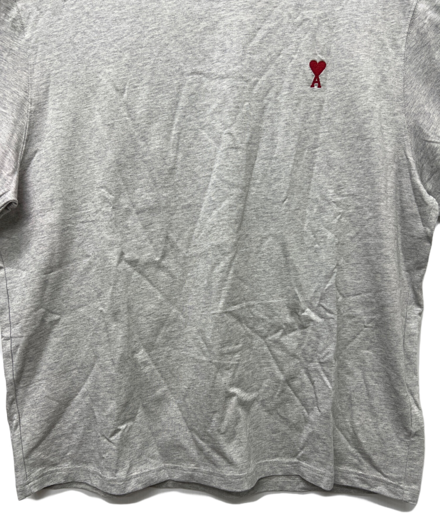 中古・古着通販】AMI PARIS (アミ パリス) 半袖カットソー グレー