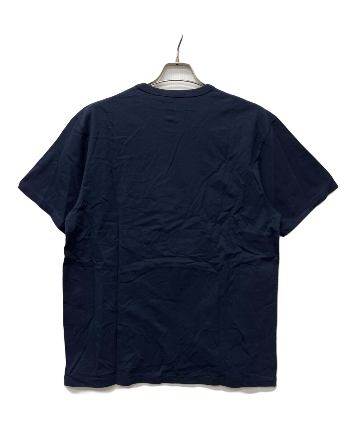 中古・古着通販】maison kitsune (メゾンキツネ) 半袖Tシャツ ネイビー 