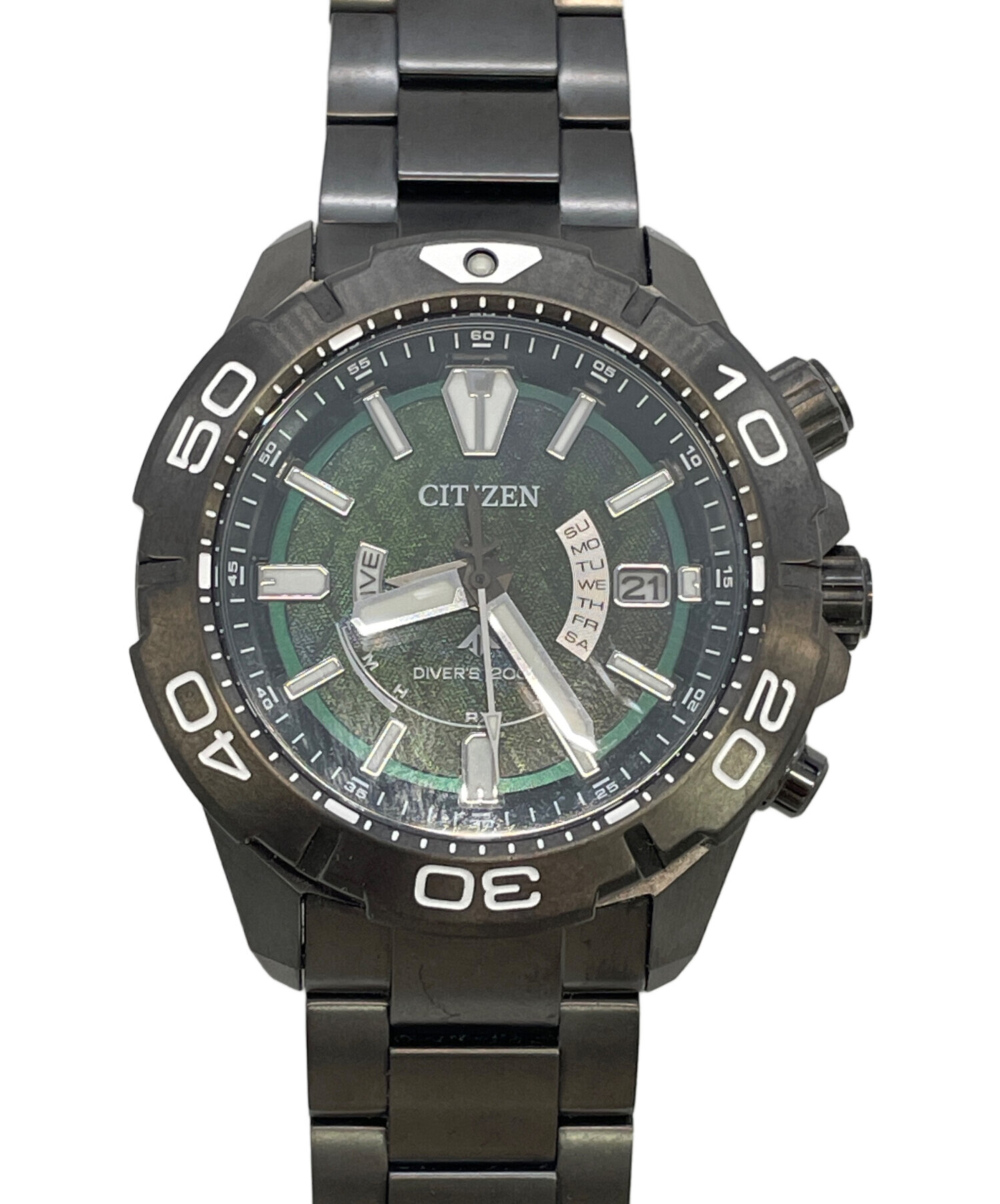 中古・古着通販】CITIZEN (シチズン) 腕時計 グリーン｜ブランド・古着