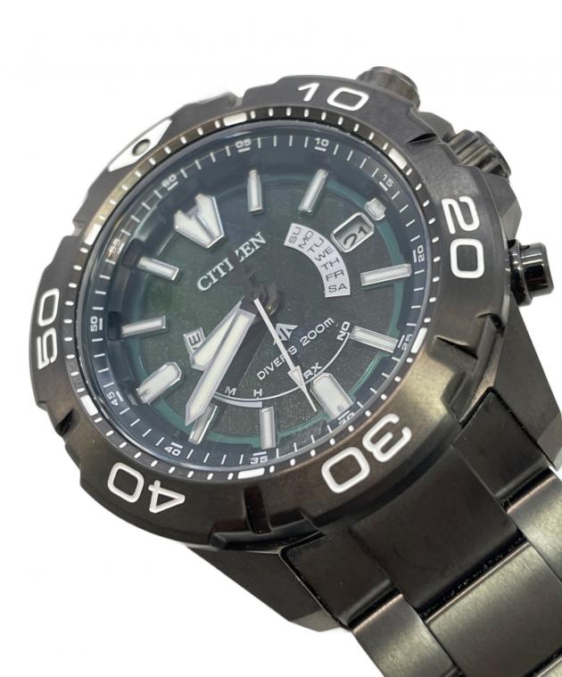 中古・古着通販】CITIZEN (シチズン) 腕時計 グリーン｜ブランド・古着