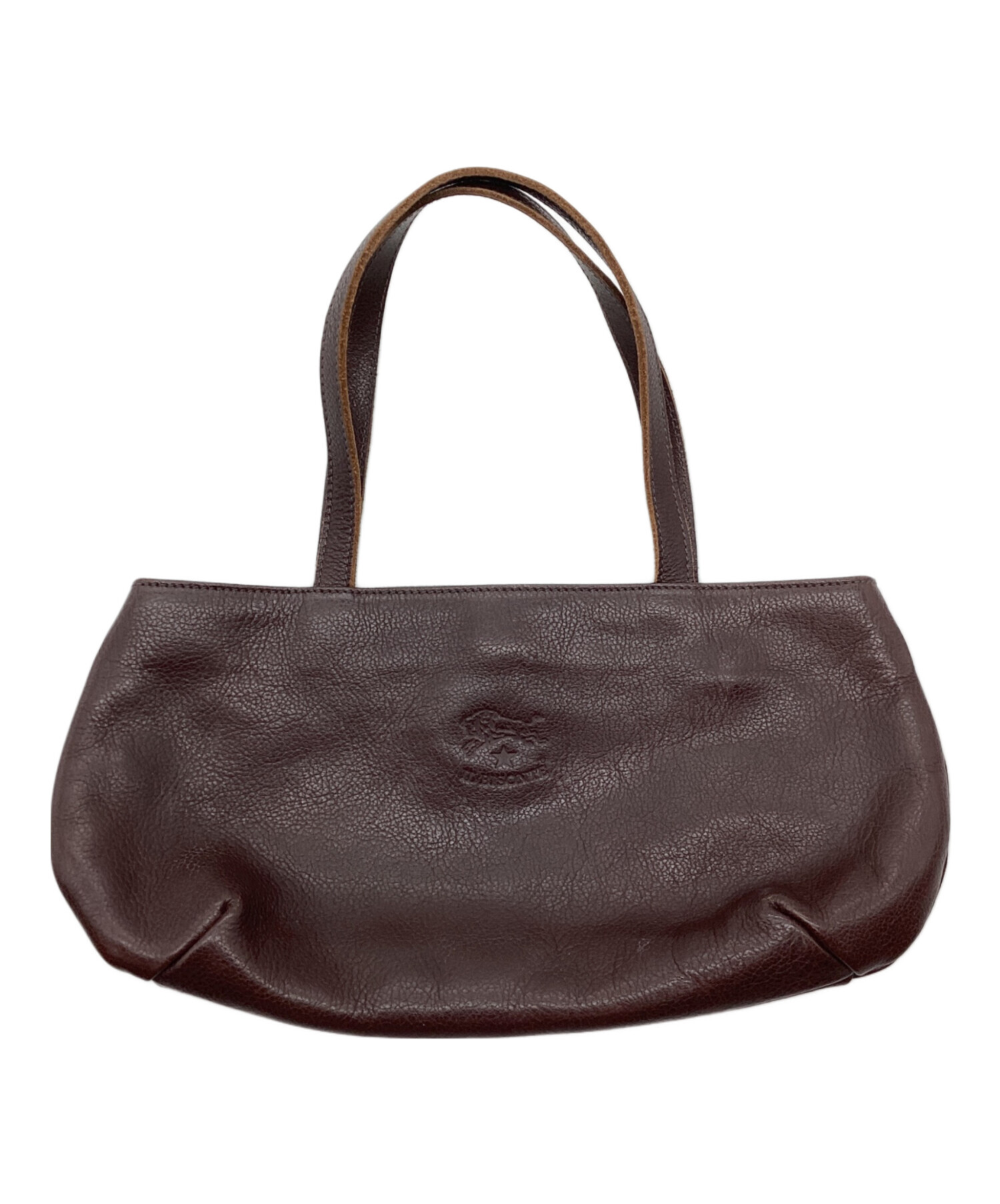 赤ずきん様　IL BISONTE　イルビゾンテ　ハンドバッグ　ダークブラウン 中古・古着通販】IL BISONTE (イル ビゾンテ) ハンドバッグ ブラウン