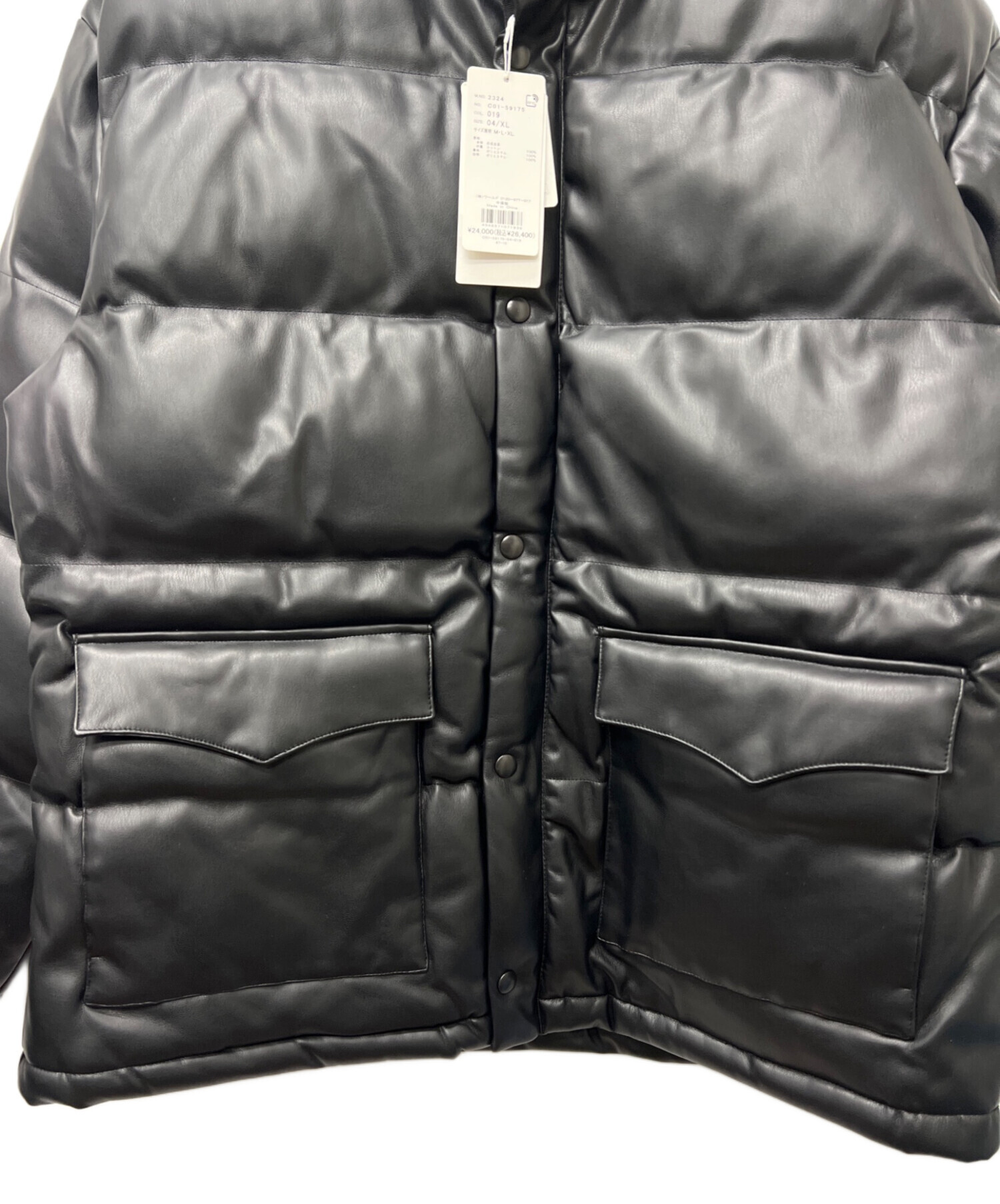 中古・古着通販】TAKEO KIKUCHI (タケオキクチ) フェイクレザー中綿