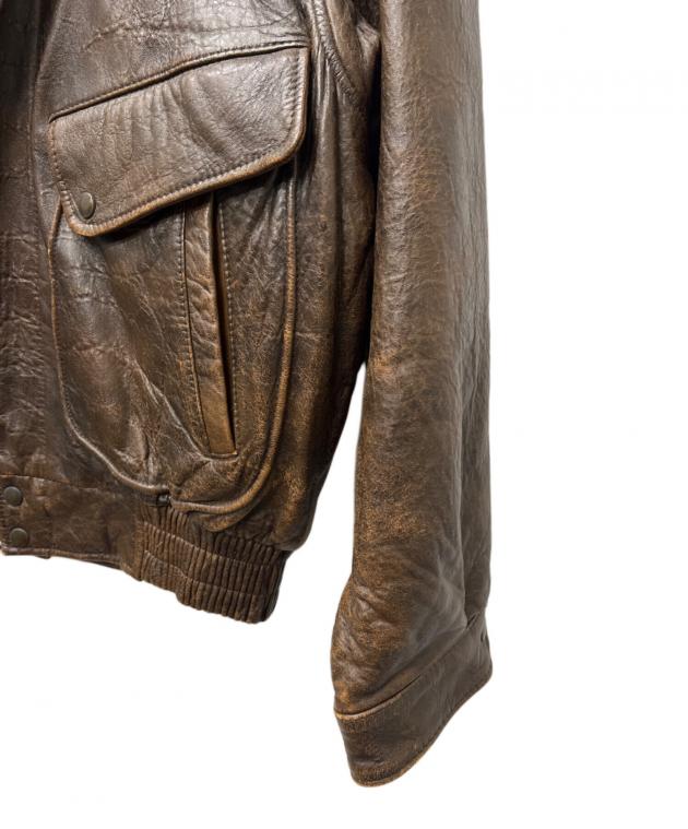 中古・古着通販】SKELLY (スケリー) レザーフライトジャケット