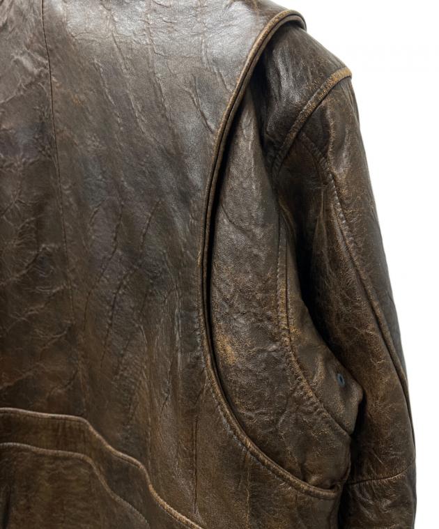 中古・古着通販】SKELLY (スケリー) レザーフライトジャケット