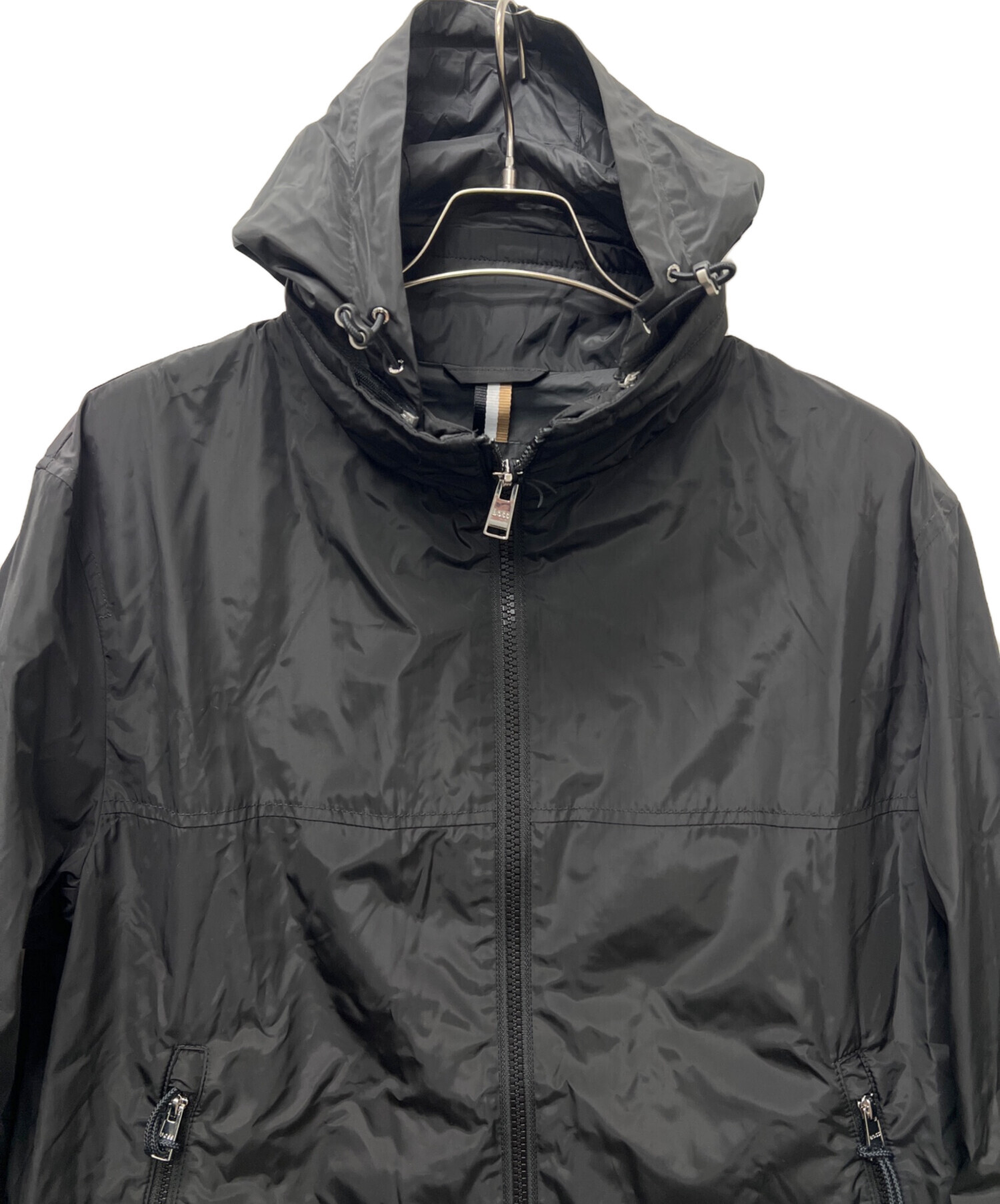 中古・古着通販】BOSS (ボス) ナイロンジャケット ブラック サイズ