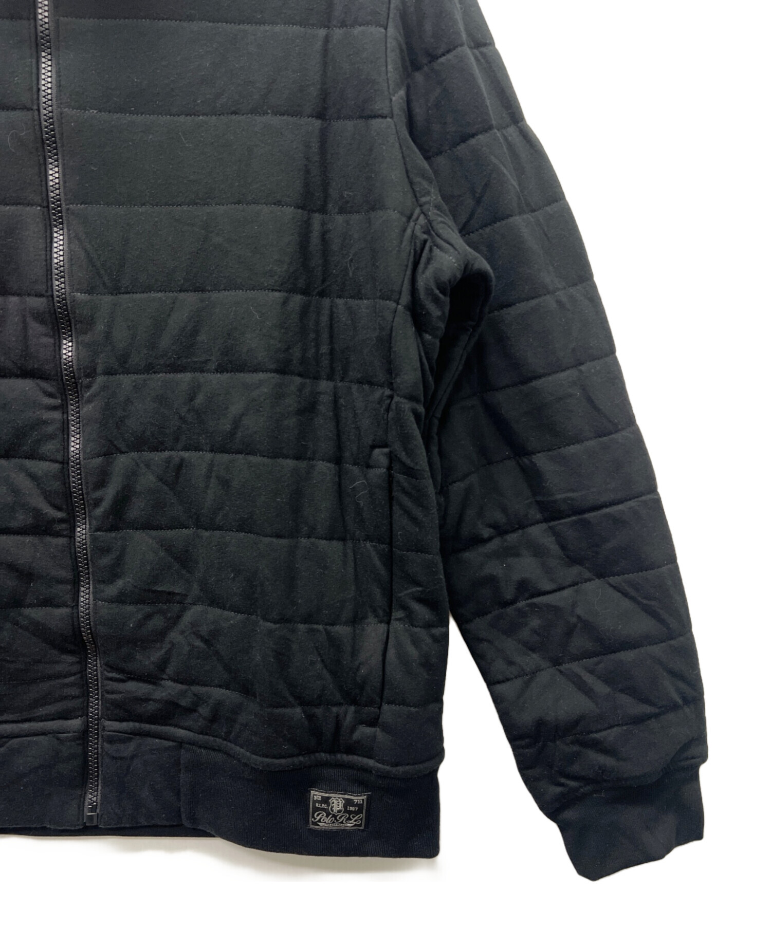 黒ジップアップジャケット チェックPolo by Ralph Lauren 古着 中古・古着通販】POLO RALPH LAUREN (ポロ・ラルフローレン) ジップ