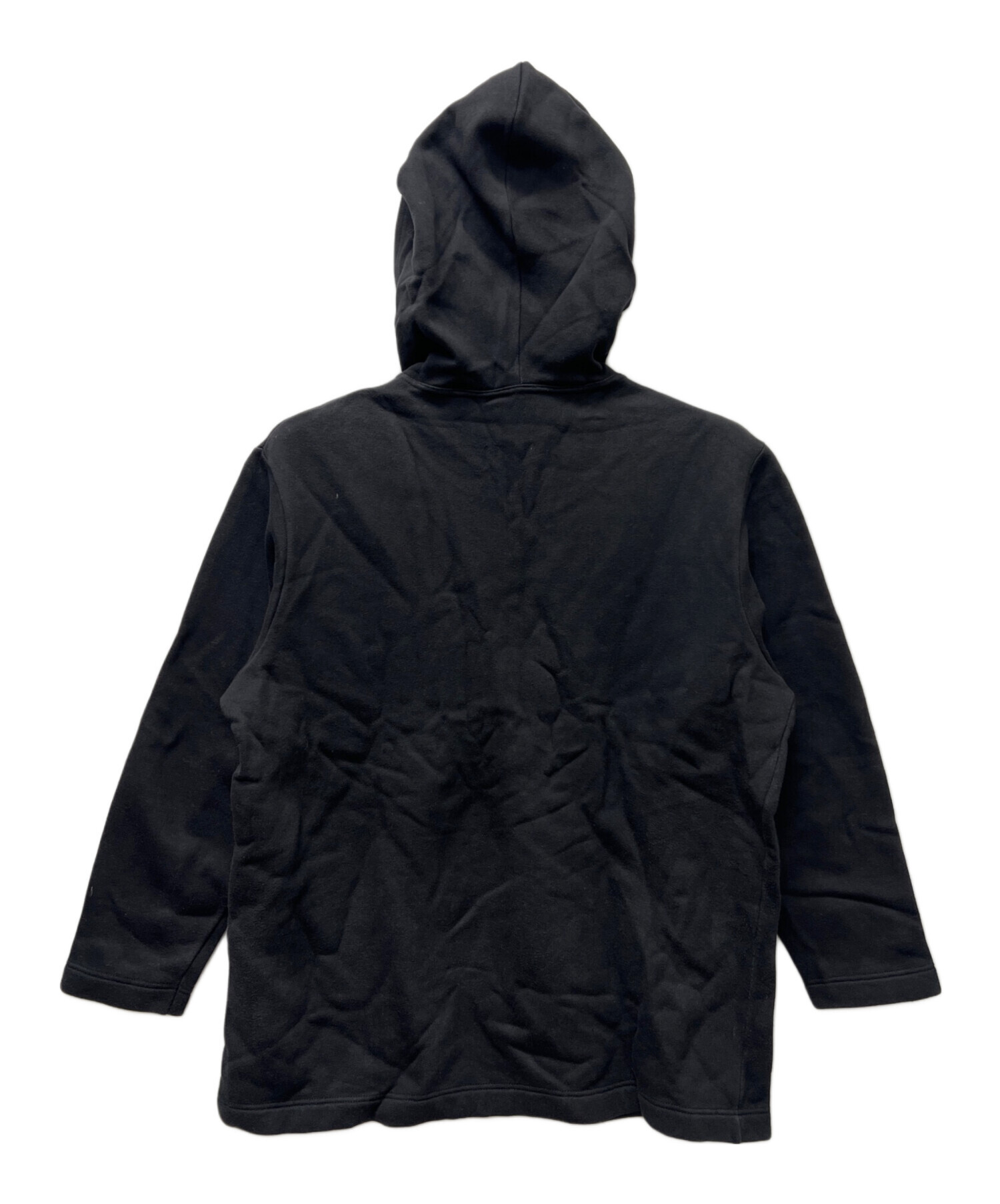 中古・古着通販】FENDI (フェンディ) 裏起毛ロゴパーカー ブラック